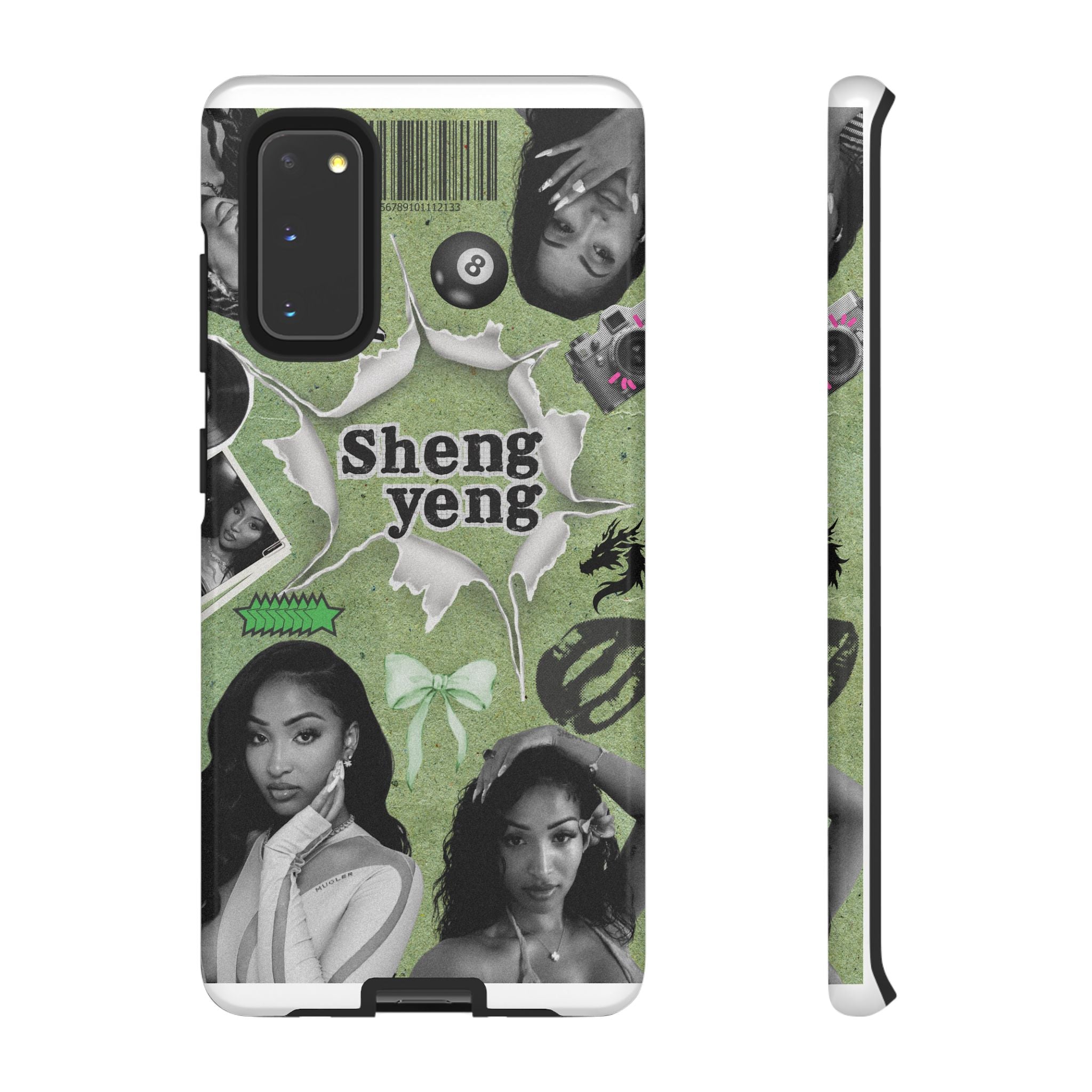 Trendy Phone Case with Unique Black and Green Design, Artistic Phone Cover, Customizable Phone Shell, Vintage Style Case, Gift for [...]