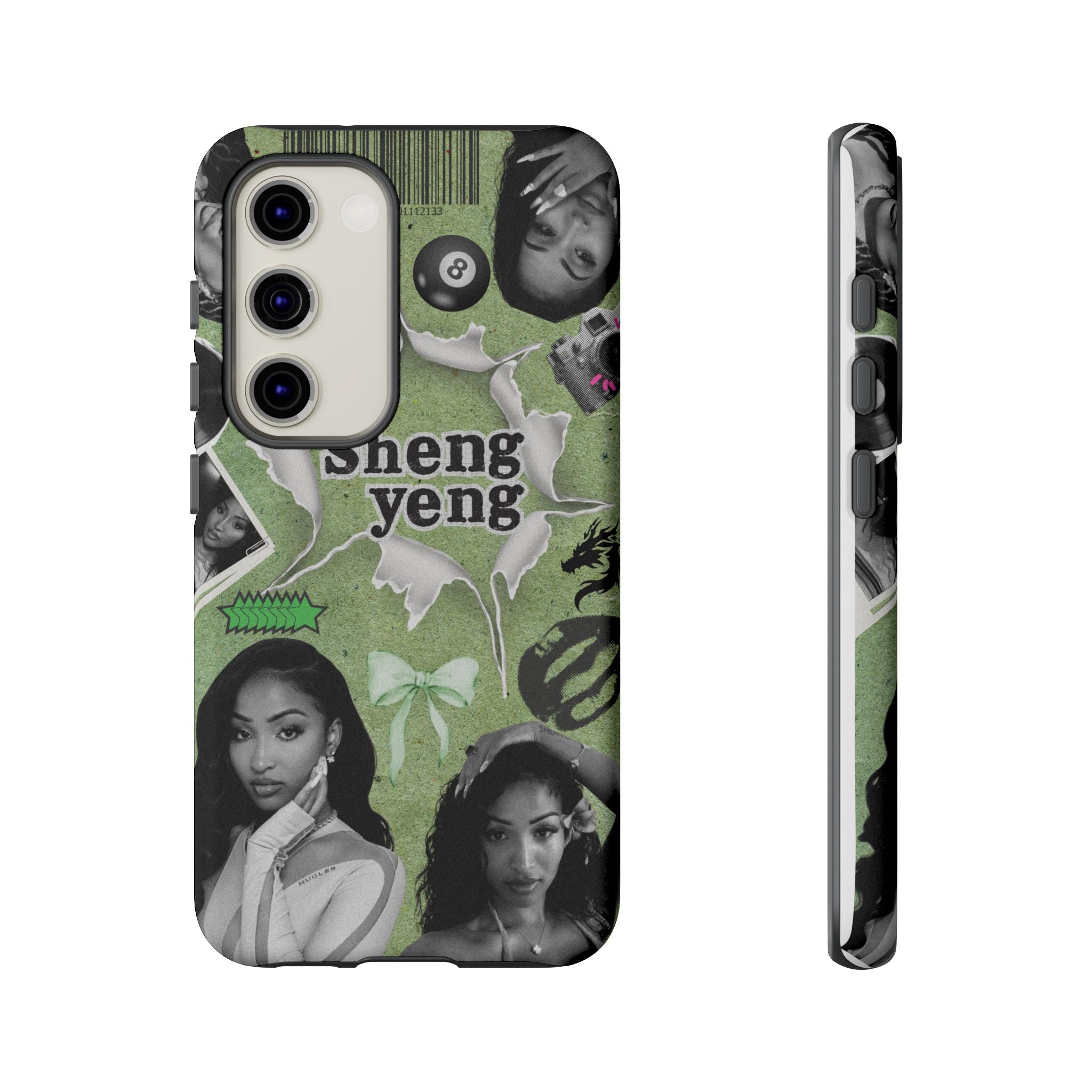 Trendy Phone Case with Unique Black and Green Design, Artistic Phone Cover, Customizable Phone Shell, Vintage Style Case, Gift for [...]