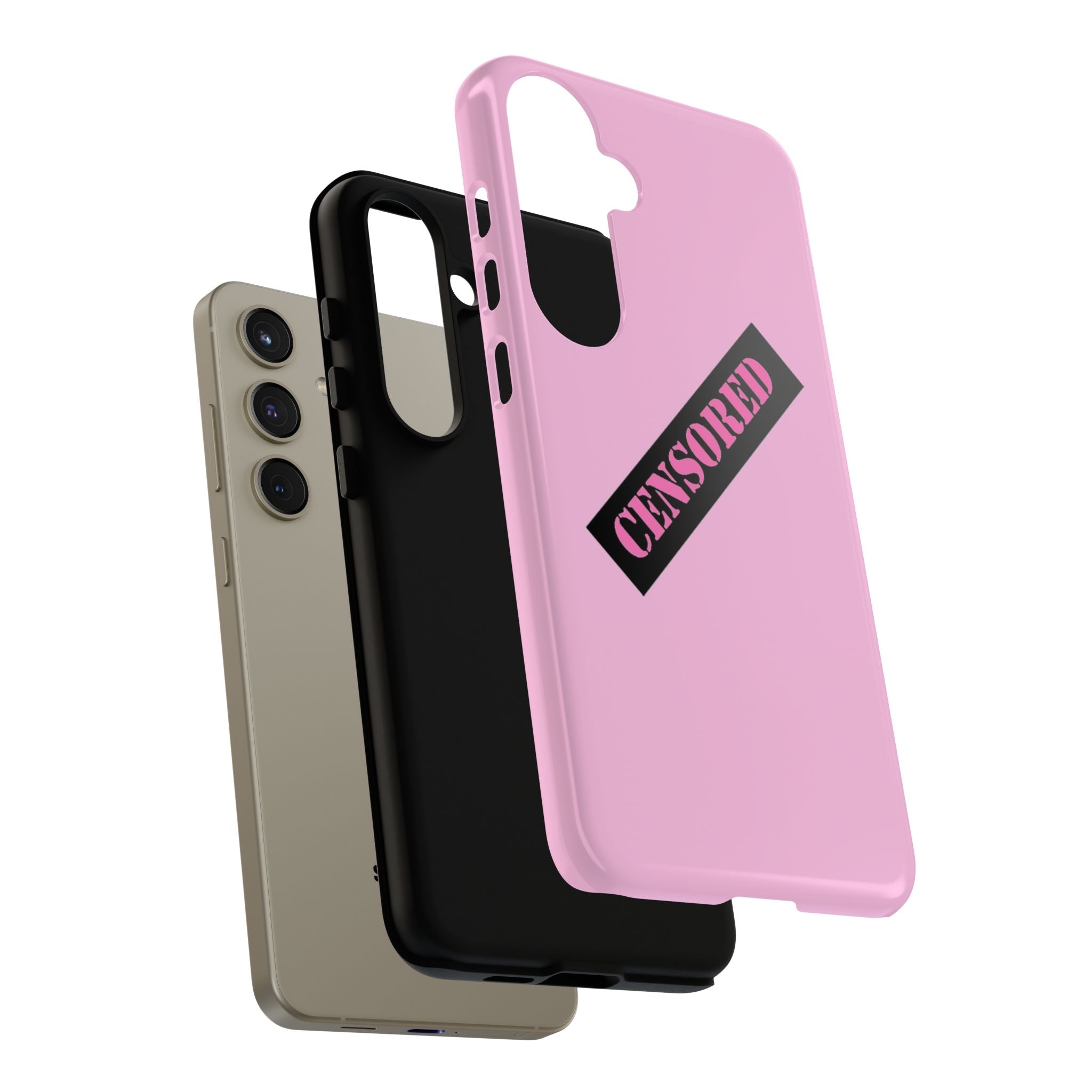 Censored Phone Case - Tough Cases, Cute Phone Cover, Unique Gift, Funny Phone Accessories, Trendy Tech Gear