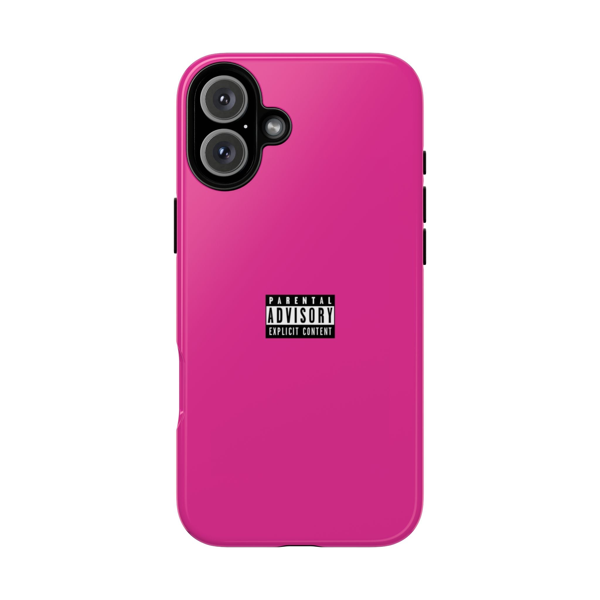 Bold Phone Case, Parental Advisory Phone C'over, Trendy Tech Accessory, Unique Gift for Teens, Vibrant Phone Protection