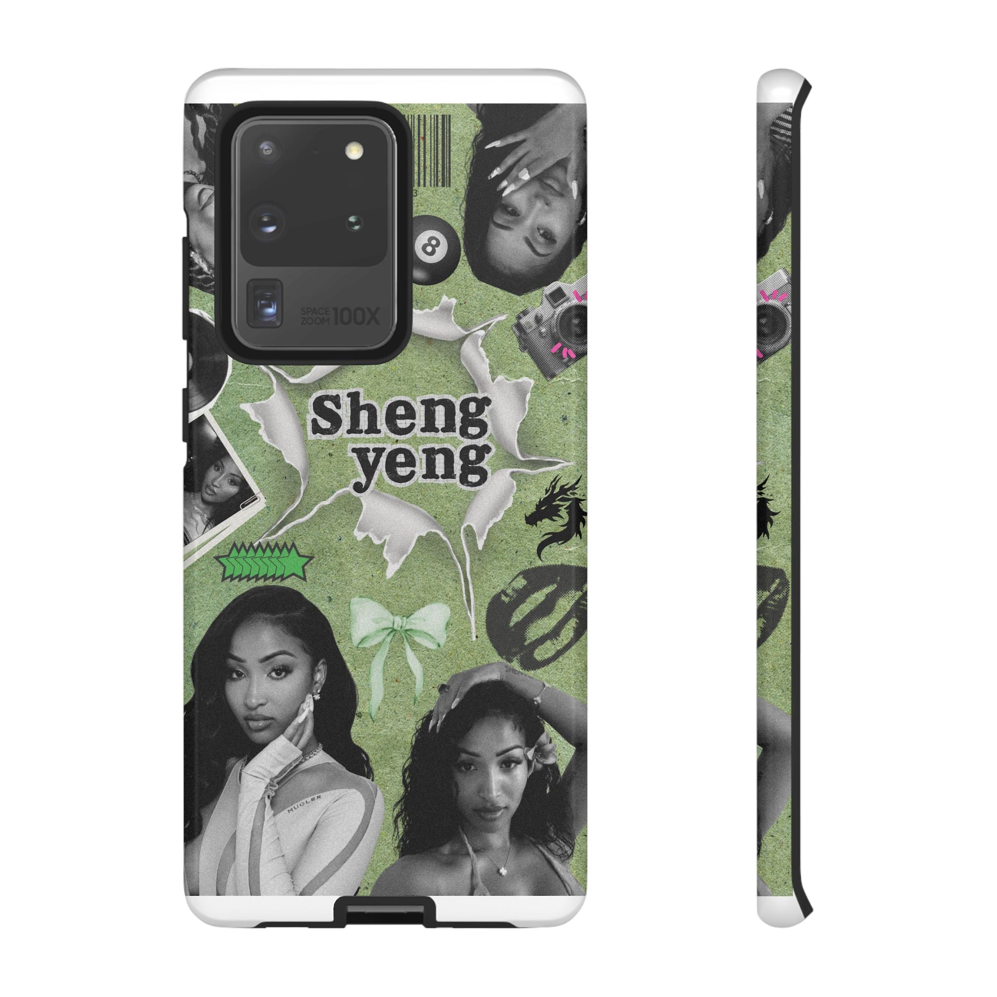Trendy Phone Case with Unique Black and Green Design, Artistic Phone Cover, Customizable Phone Shell, Vintage Style Case, Gift for [...]