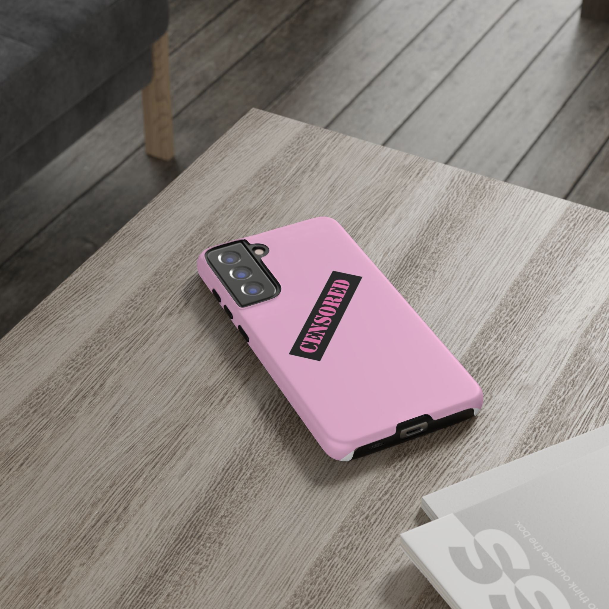 Censored Phone Case - Tough Cases, Cute Phone Cover, Unique Gift, Funny Phone Accessories, Trendy Tech Gear