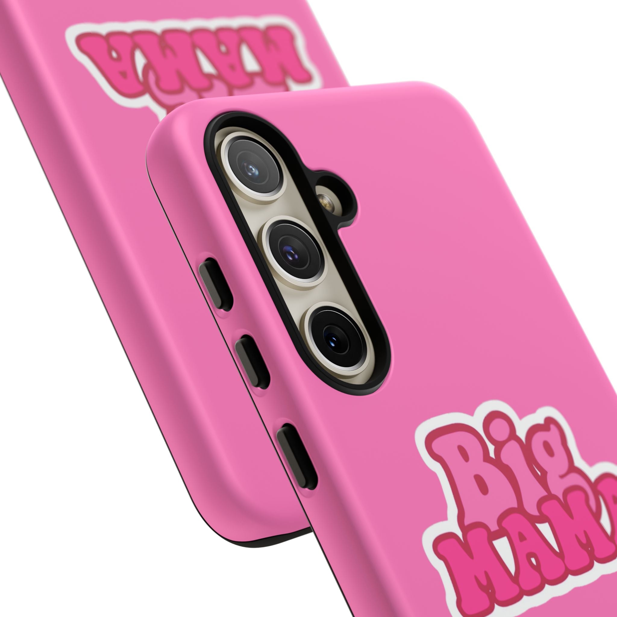 Big Mama Phone Case - Cute Pink Tough Case for Moms, Fun Gift for Mother's Day, Stylish Phone Cover, Unique Smartphone Accessory