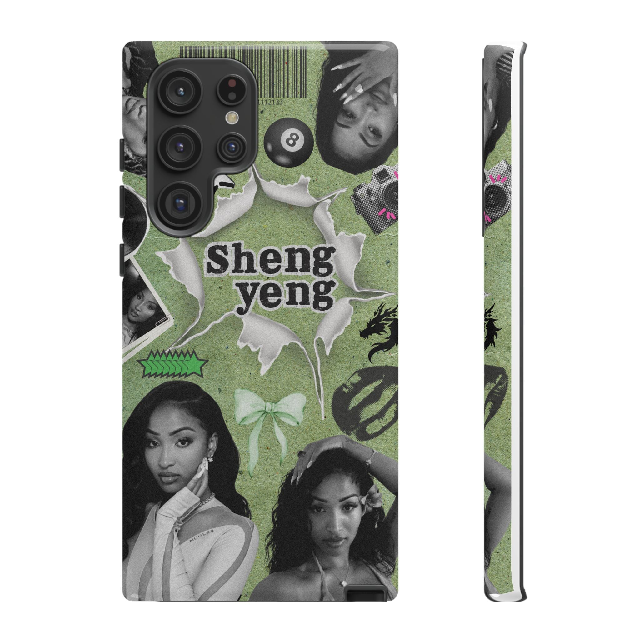 Trendy Phone Case with Unique Black and Green Design, Artistic Phone Cover, Customizable Phone Shell, Vintage Style Case, Gift for [...]