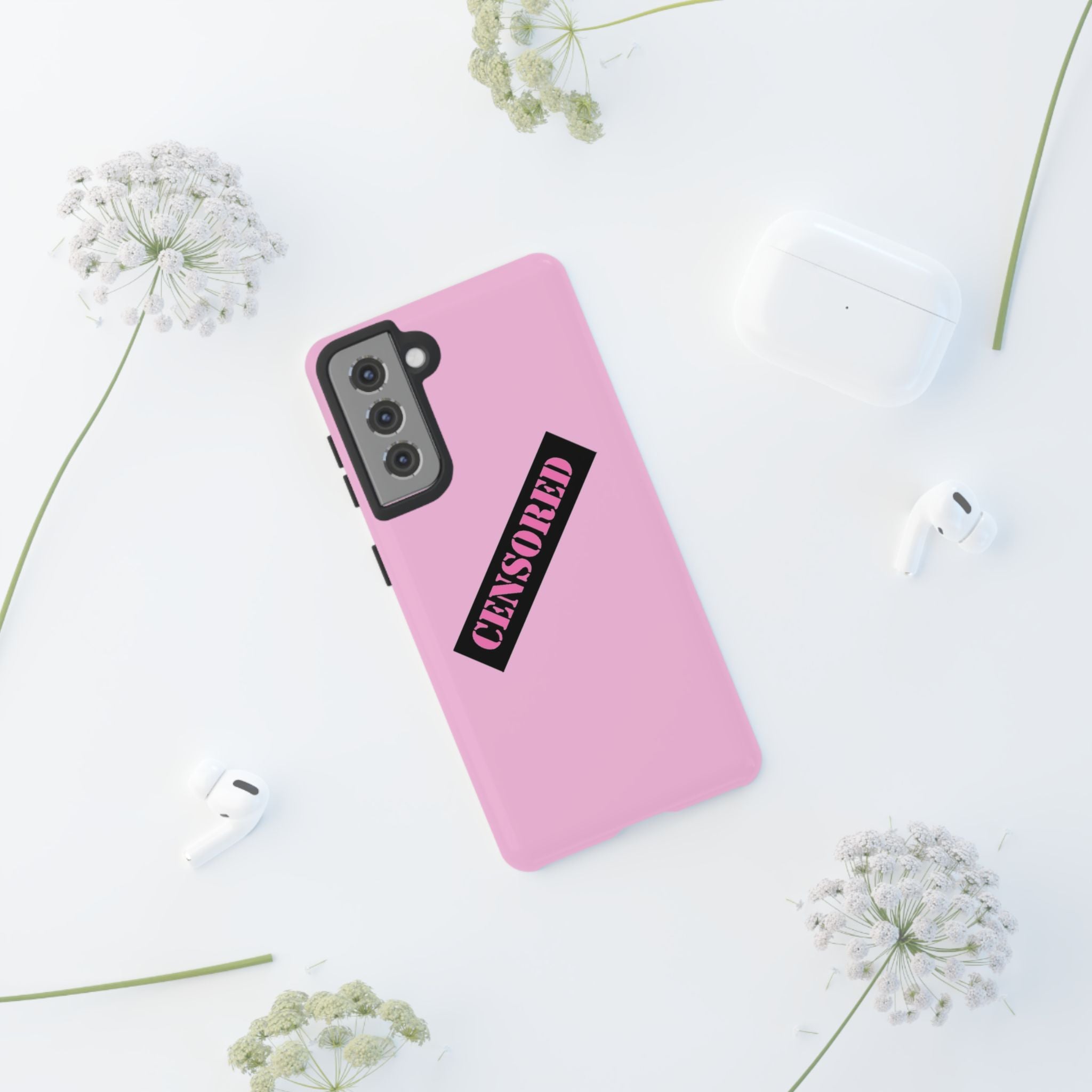 Censored Phone Case - Tough Cases, Cute Phone Cover, Unique Gift, Funny Phone Accessories, Trendy Tech Gear