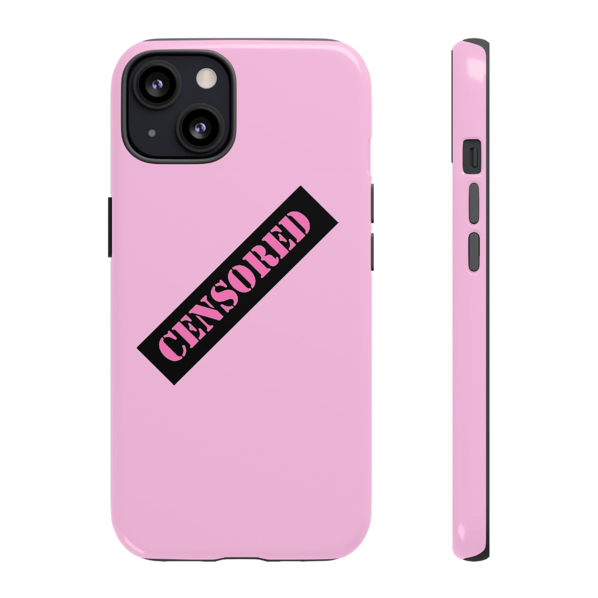 Censored Phone Case - Tough Cases, Cute Phone Cover, Unique Gift, Funny Phone Accessories, Trendy Tech Gear