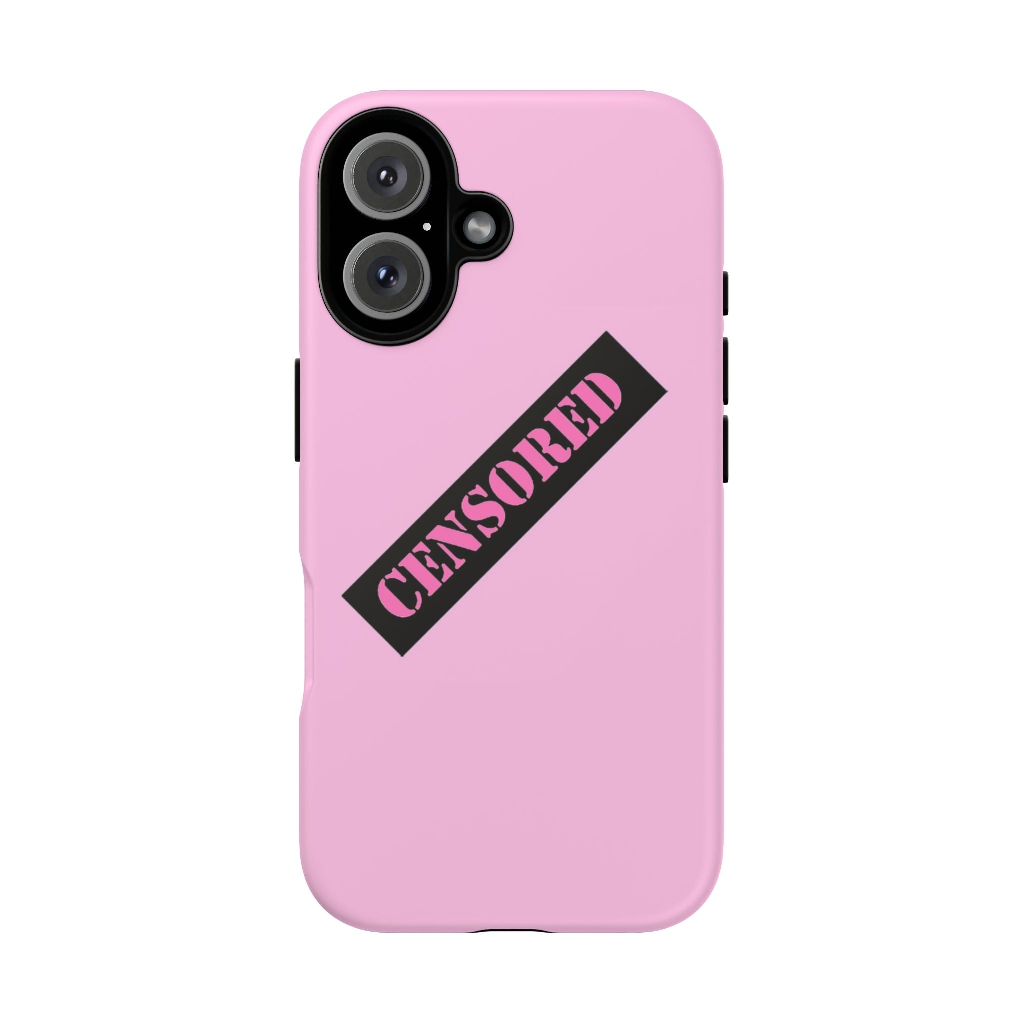 Censored Phone Case - Tough Cases, Cute Phone Cover, Unique Gift, Funny Phone Accessories, Trendy Tech Gear
