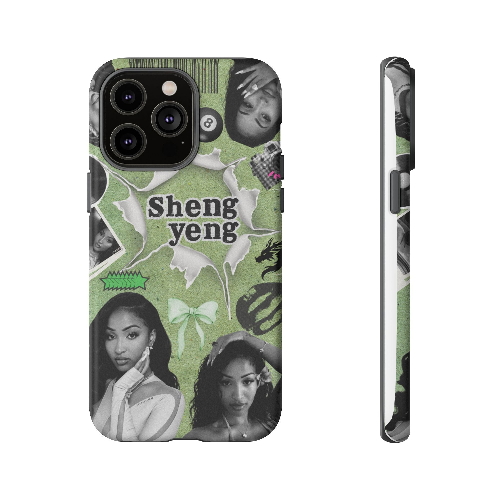 Trendy Phone Case with Unique Black and Green Design, Artistic Phone Cover, Customizable Phone Shell, Vintage Style Case, Gift for [...]