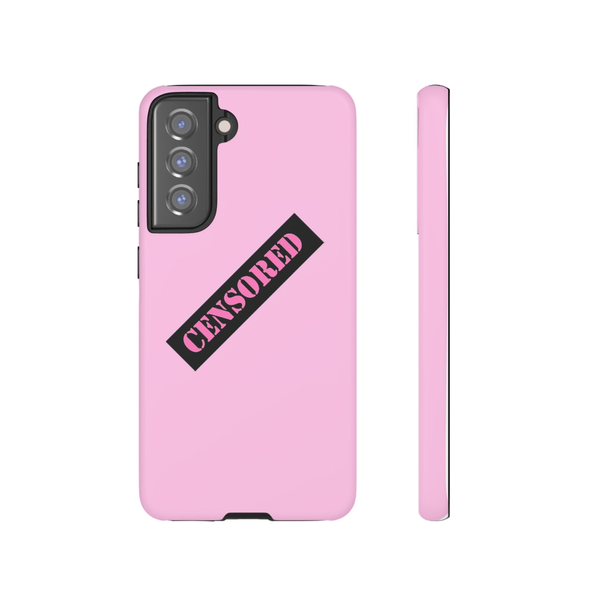 Censored Phone Case - Tough Cases, Cute Phone Cover, Unique Gift, Funny Phone Accessories, Trendy Tech Gear