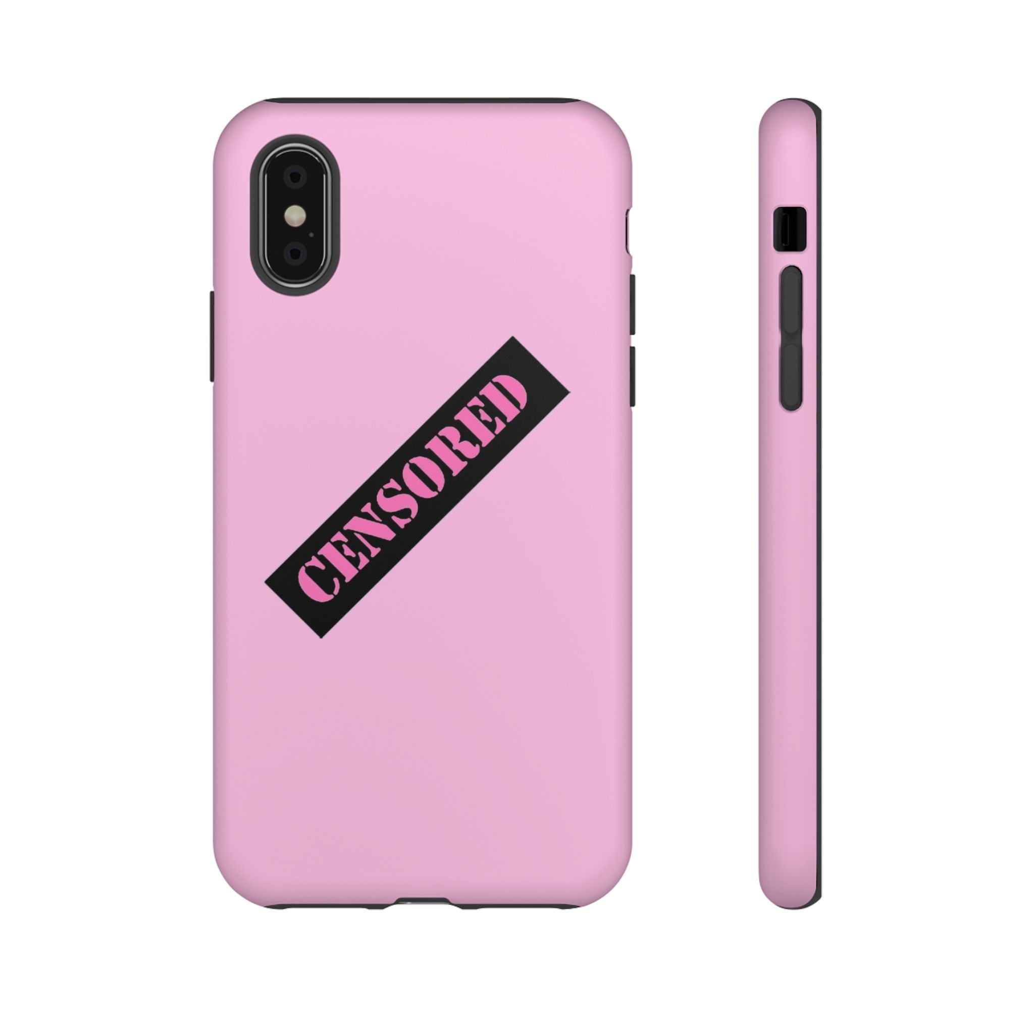 Censored Phone Case - Tough Cases, Cute Phone Cover, Unique Gift, Funny Phone Accessories, Trendy Tech Gear