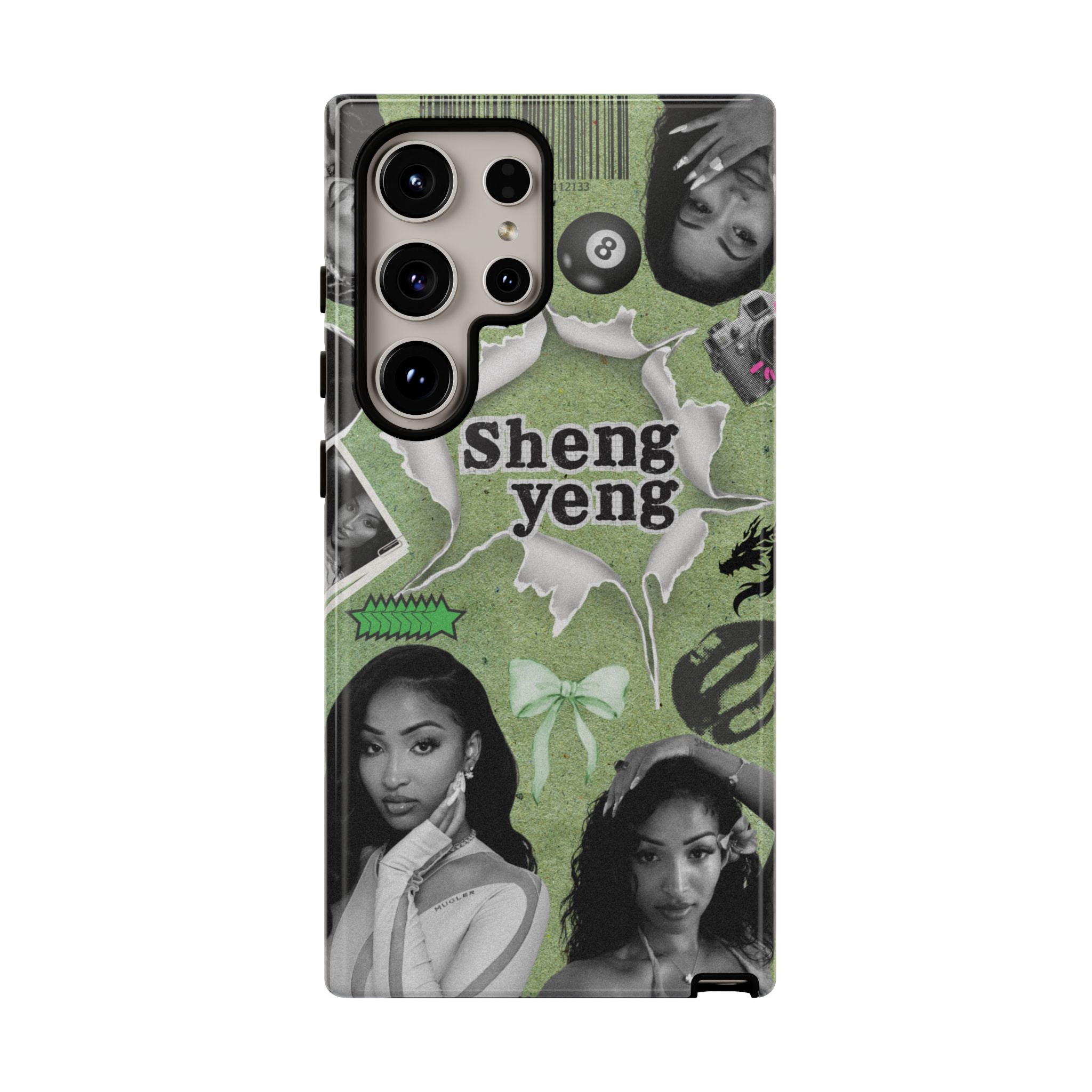 Trendy Phone Case with Unique Black and Green Design, Artistic Phone Cover, Customizable Phone Shell, Vintage Style Case, Gift for [...]