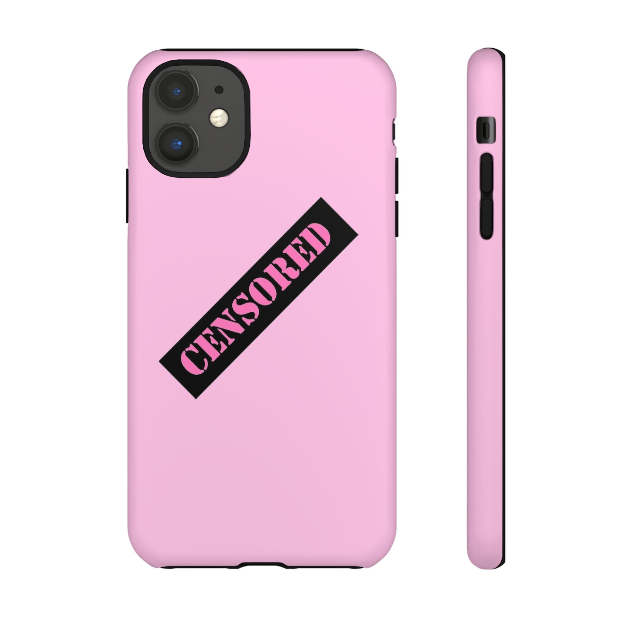 Censored Phone Case - Tough Cases, Cute Phone Cover, Unique Gift, Funny Phone Accessories, Trendy Tech Gear