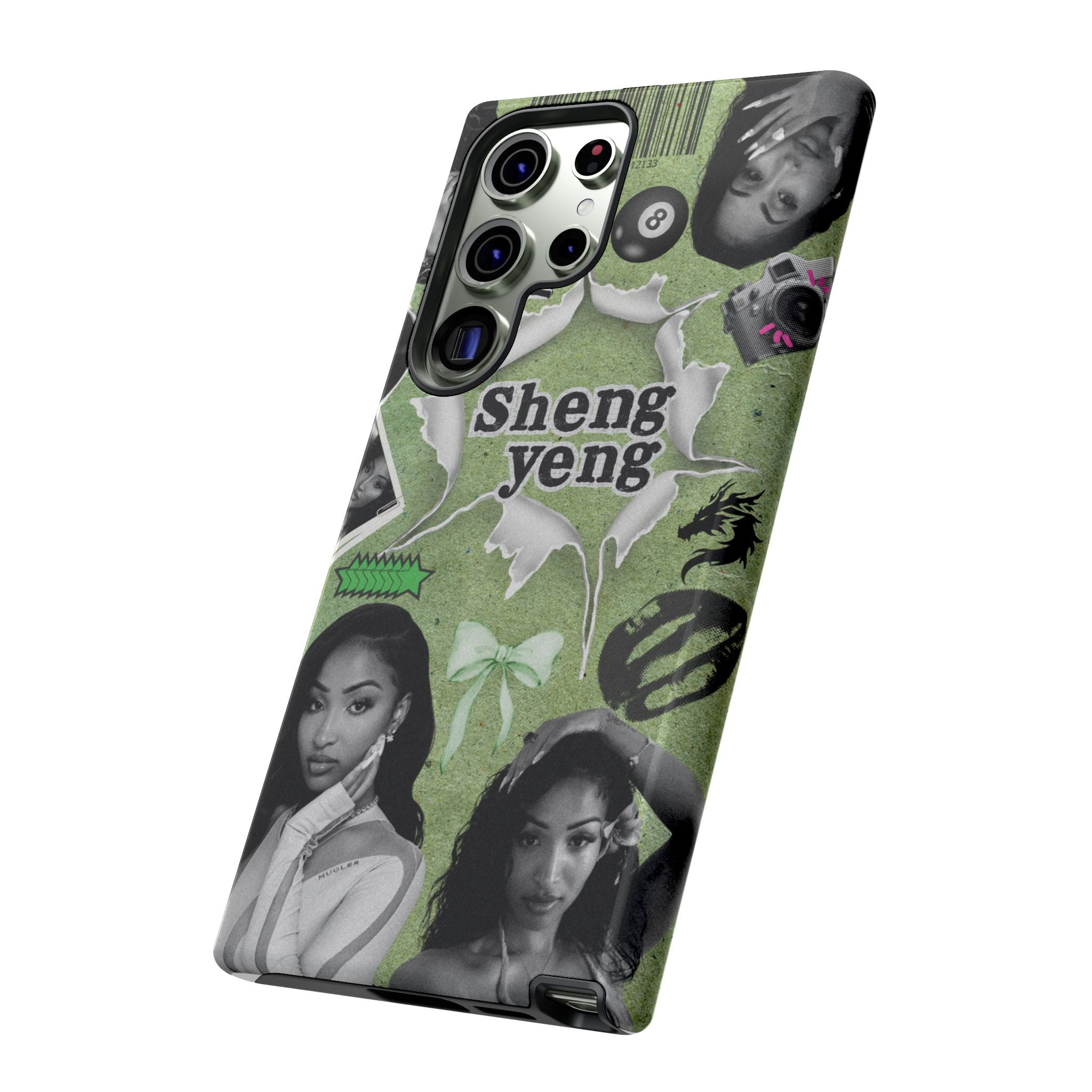 Trendy Phone Case with Unique Black and Green Design, Artistic Phone Cover, Customizable Phone Shell, Vintage Style Case, Gift for [...]