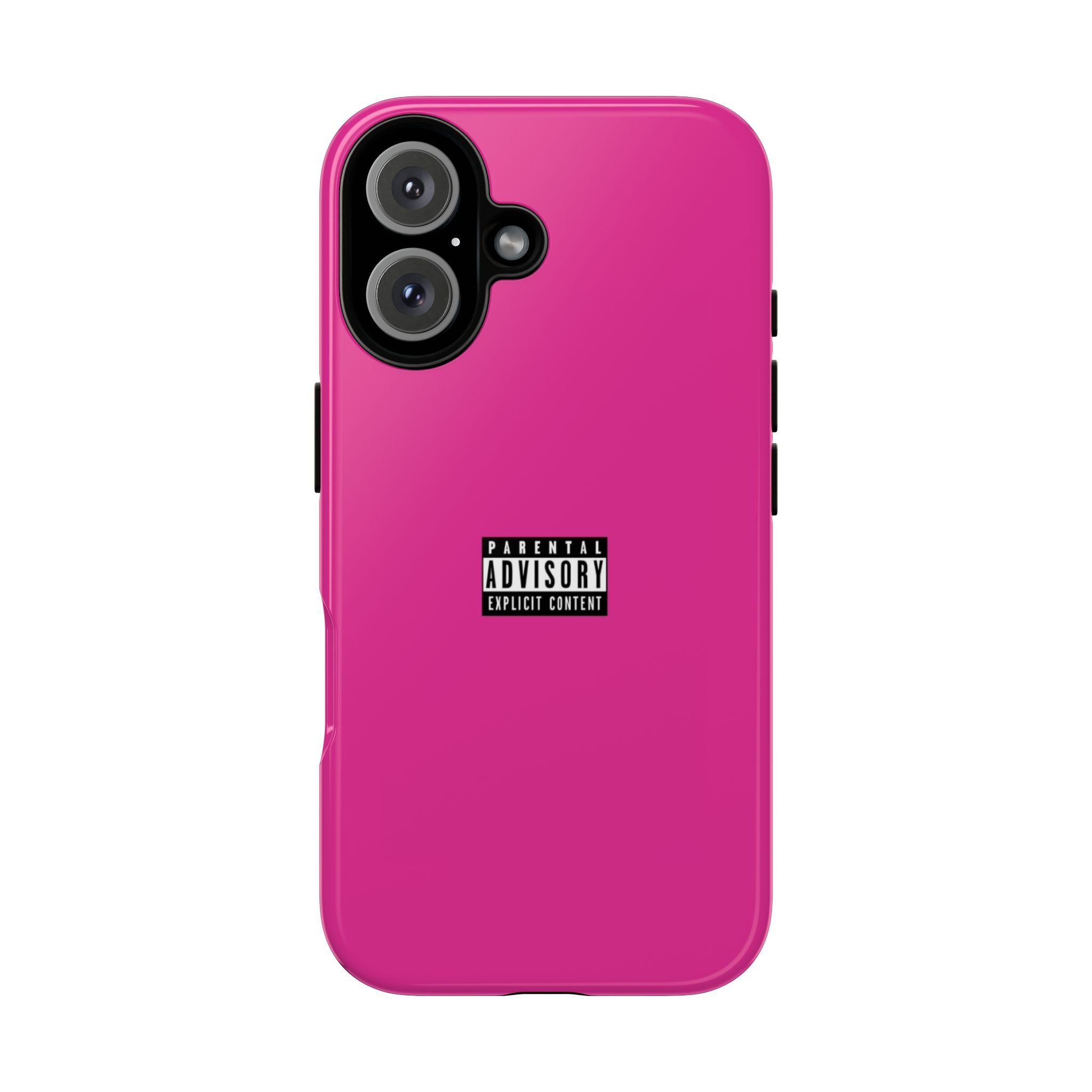 Bold Phone Case, Parental Advisory Phone C'over, Trendy Tech Accessory, Unique Gift for Teens, Vibrant Phone Protection