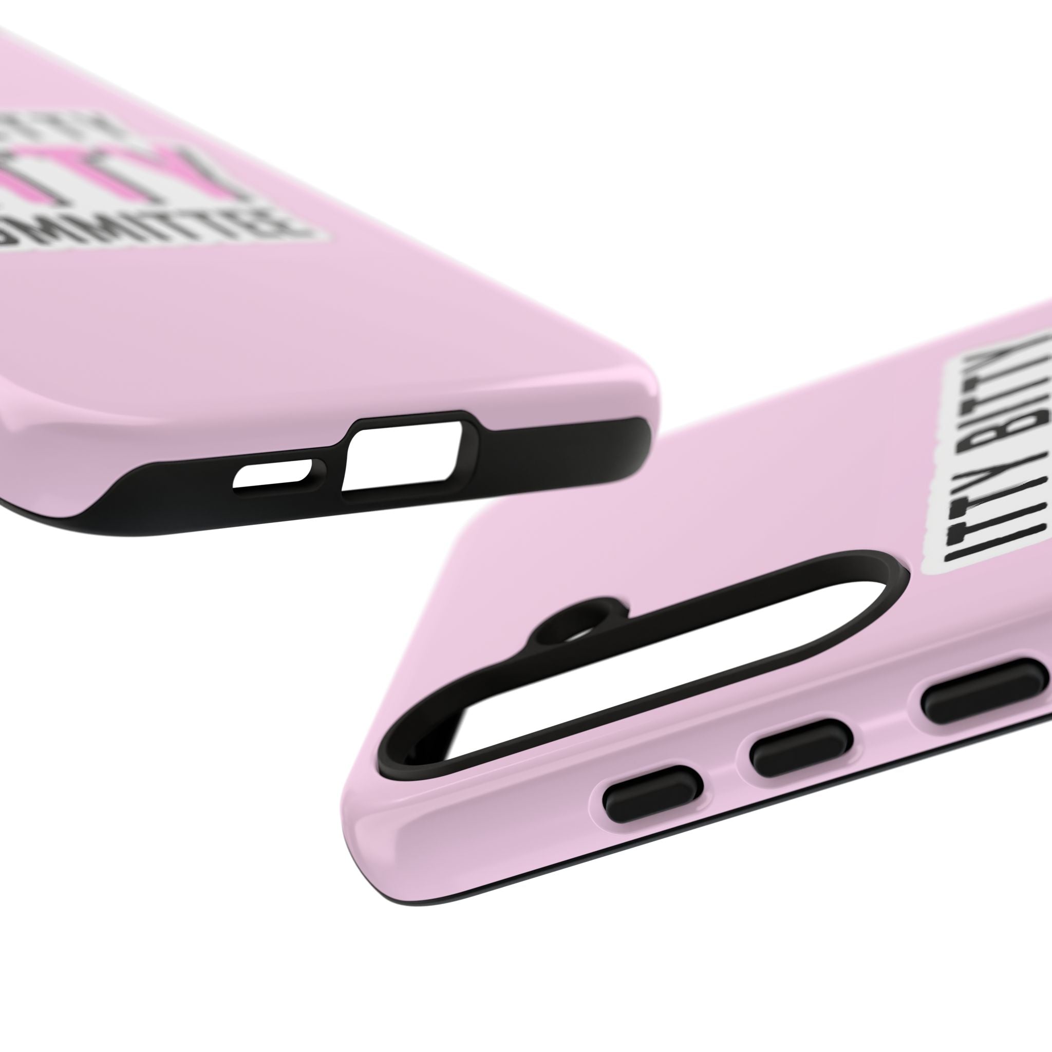 Pink Phone Case with Itty Bitty Titty Committee Design, Funny Phone Cover, Gift for Her, Cute Cellphone Case, Quirky Accessory