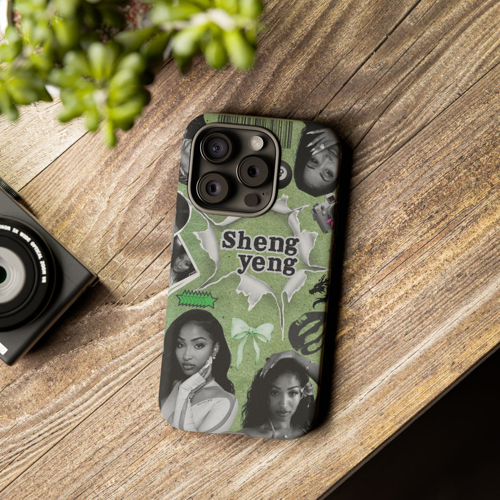 Trendy Phone Case with Unique Black and Green Design, Artistic Phone Cover, Customizable Phone Shell, Vintage Style Case, Gift for [...]