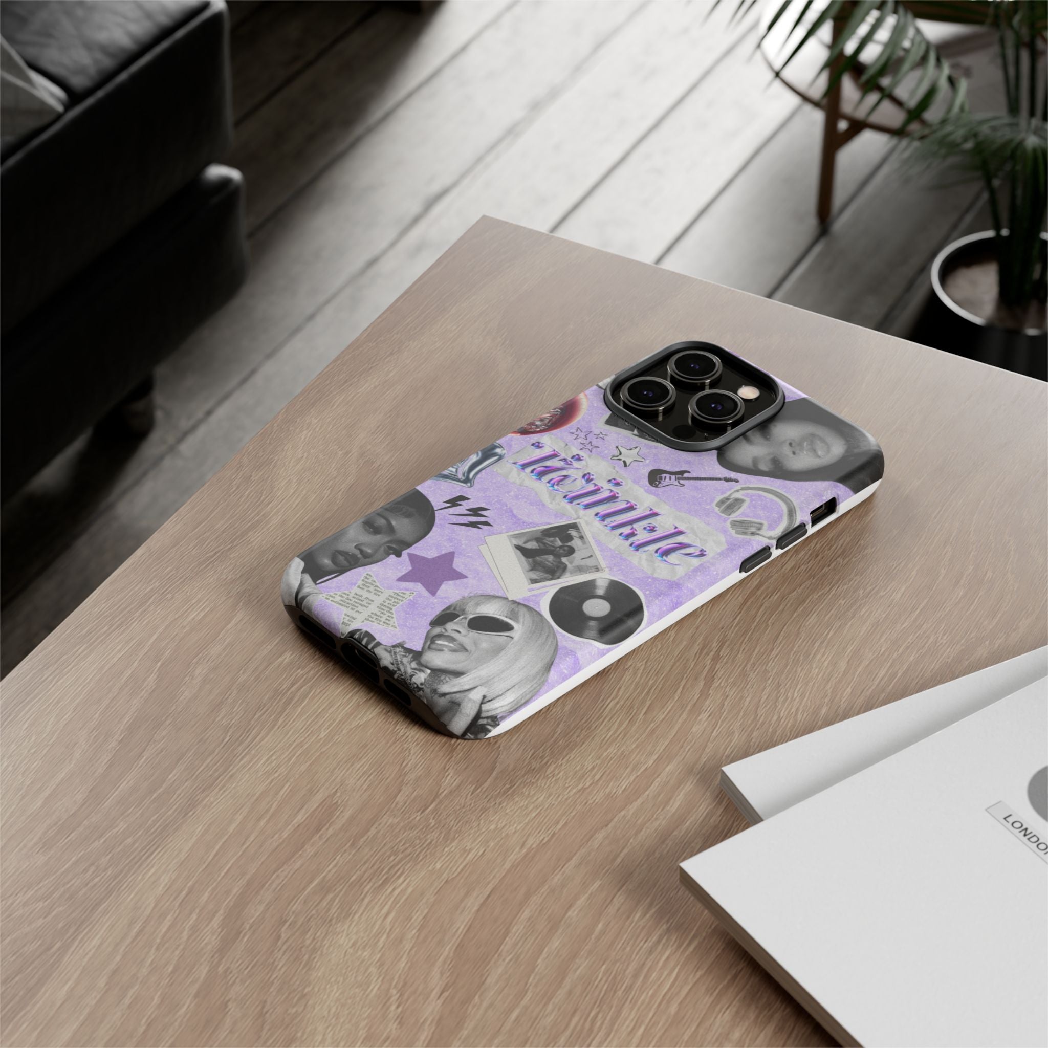 Trendy Phone Case with Retro Design, Cool Phone Cover for Music Lovers, Unique Gift for Teens, Birthday Gift, Stylish Accessories