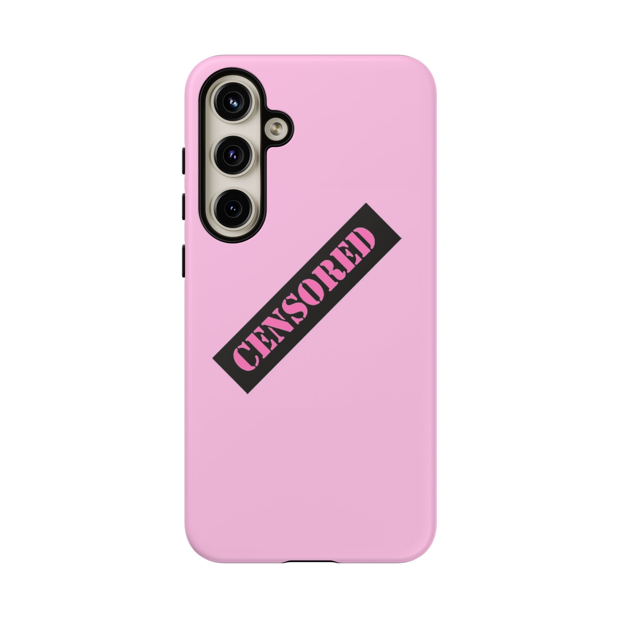 Censored Phone Case - Tough Cases, Cute Phone Cover, Unique Gift, Funny Phone Accessories, Trendy Tech Gear