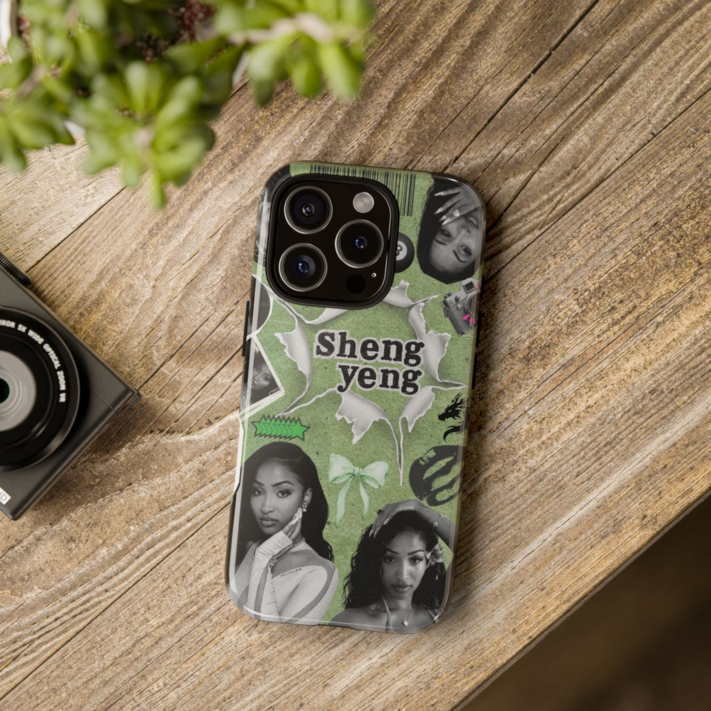 Trendy Phone Case with Unique Black and Green Design, Artistic Phone Cover, Customizable Phone Shell, Vintage Style Case, Gift for [...]