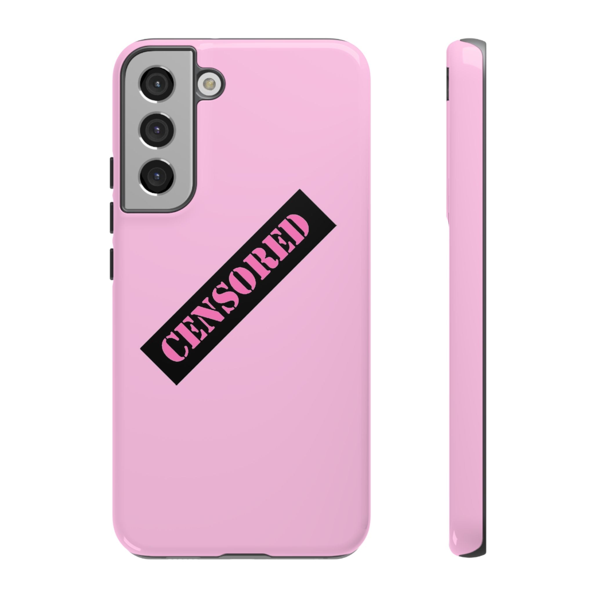 Censored Phone Case - Tough Cases, Cute Phone Cover, Unique Gift, Funny Phone Accessories, Trendy Tech Gear