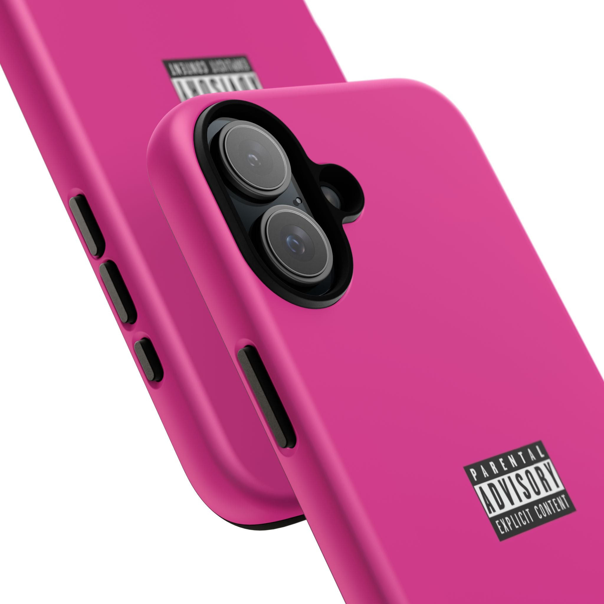 Bold Phone Case, Parental Advisory Phone C'over, Trendy Tech Accessory, Unique Gift for Teens, Vibrant Phone Protection