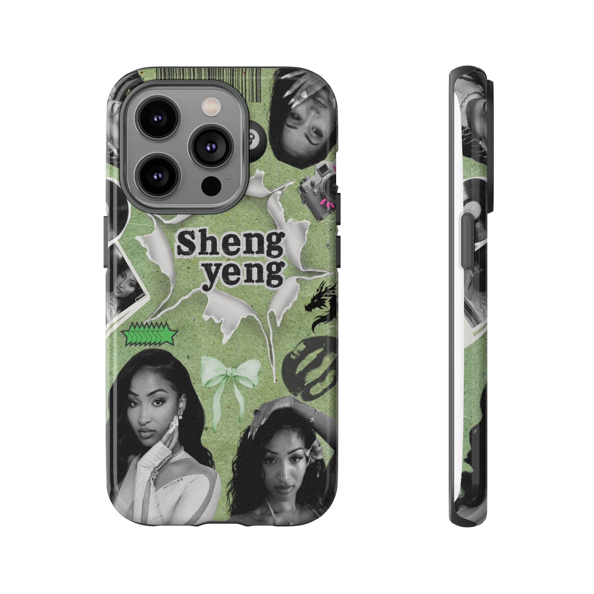 Trendy Phone Case with Unique Black and Green Design, Artistic Phone Cover, Customizable Phone Shell, Vintage Style Case, Gift for [...]