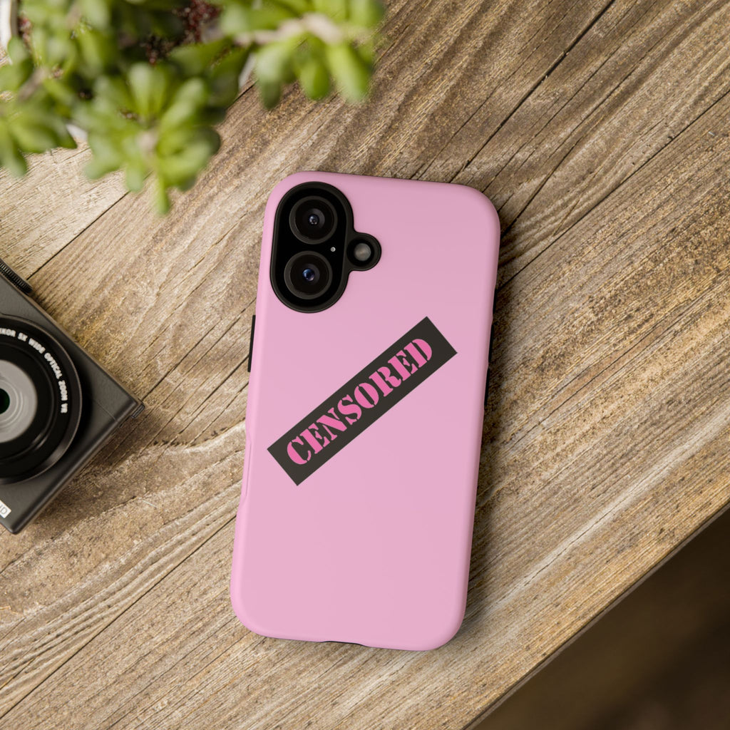 Censored Phone Case - Tough Cases, Cute Phone Cover, Unique Gift, Funny Phone Accessories, Trendy Tech Gear