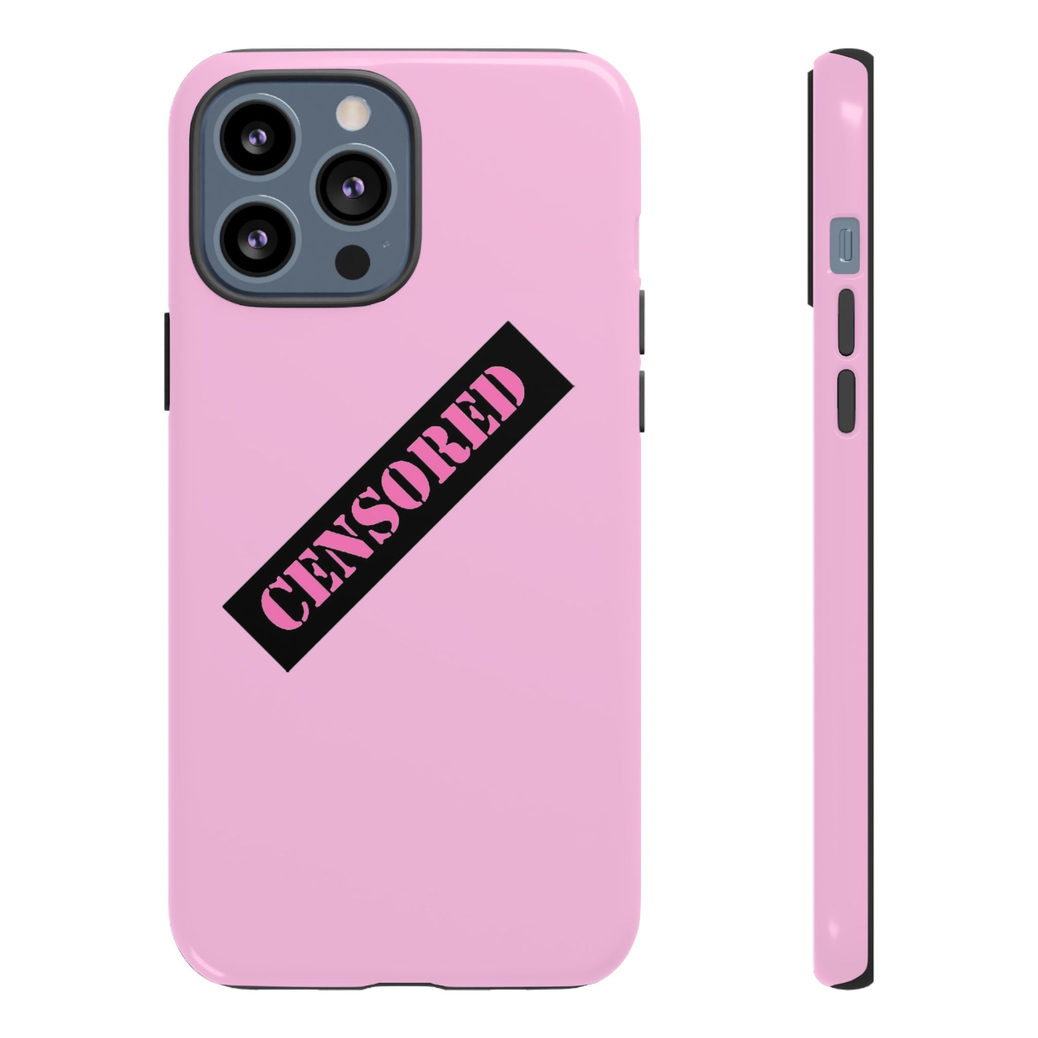 Censored Phone Case - Tough Cases, Cute Phone Cover, Unique Gift, Funny Phone Accessories, Trendy Tech Gear