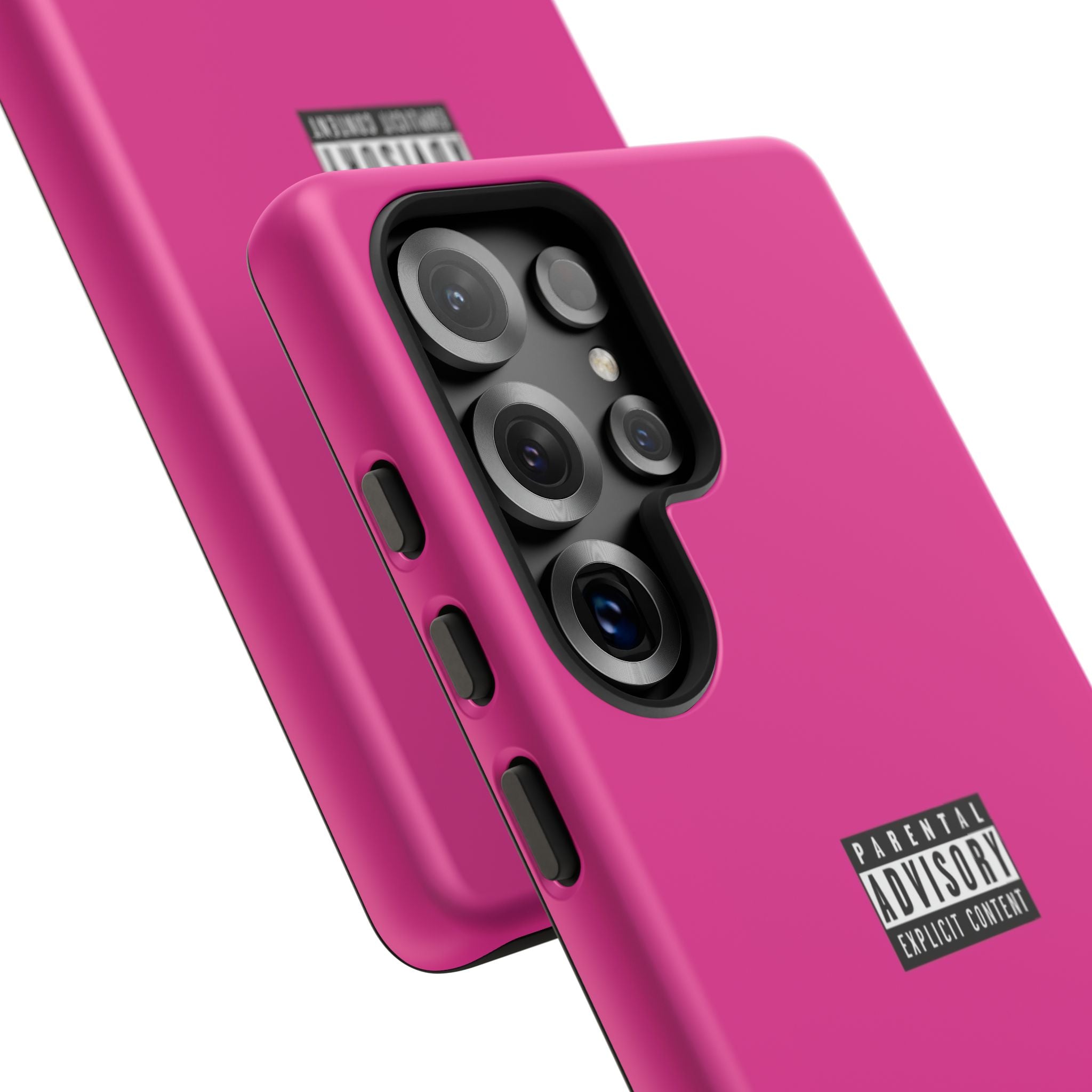 Bold Phone Case, Parental Advisory Phone C'over, Trendy Tech Accessory, Unique Gift for Teens, Vibrant Phone Protection