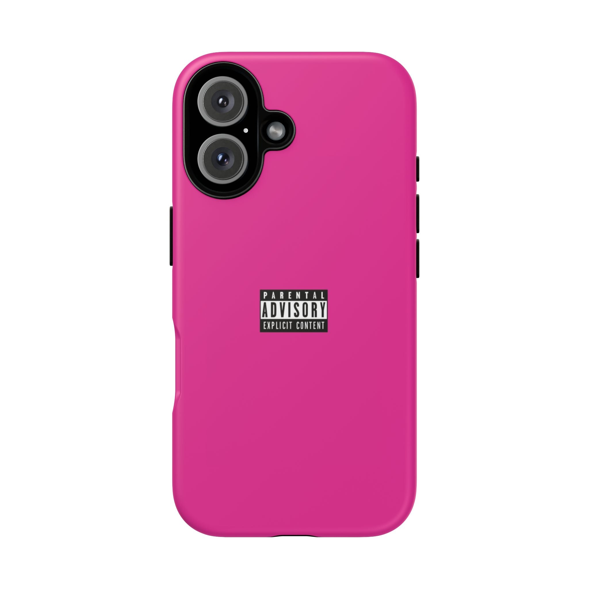 Bold Phone Case, Parental Advisory Phone C'over, Trendy Tech Accessory, Unique Gift for Teens, Vibrant Phone Protection