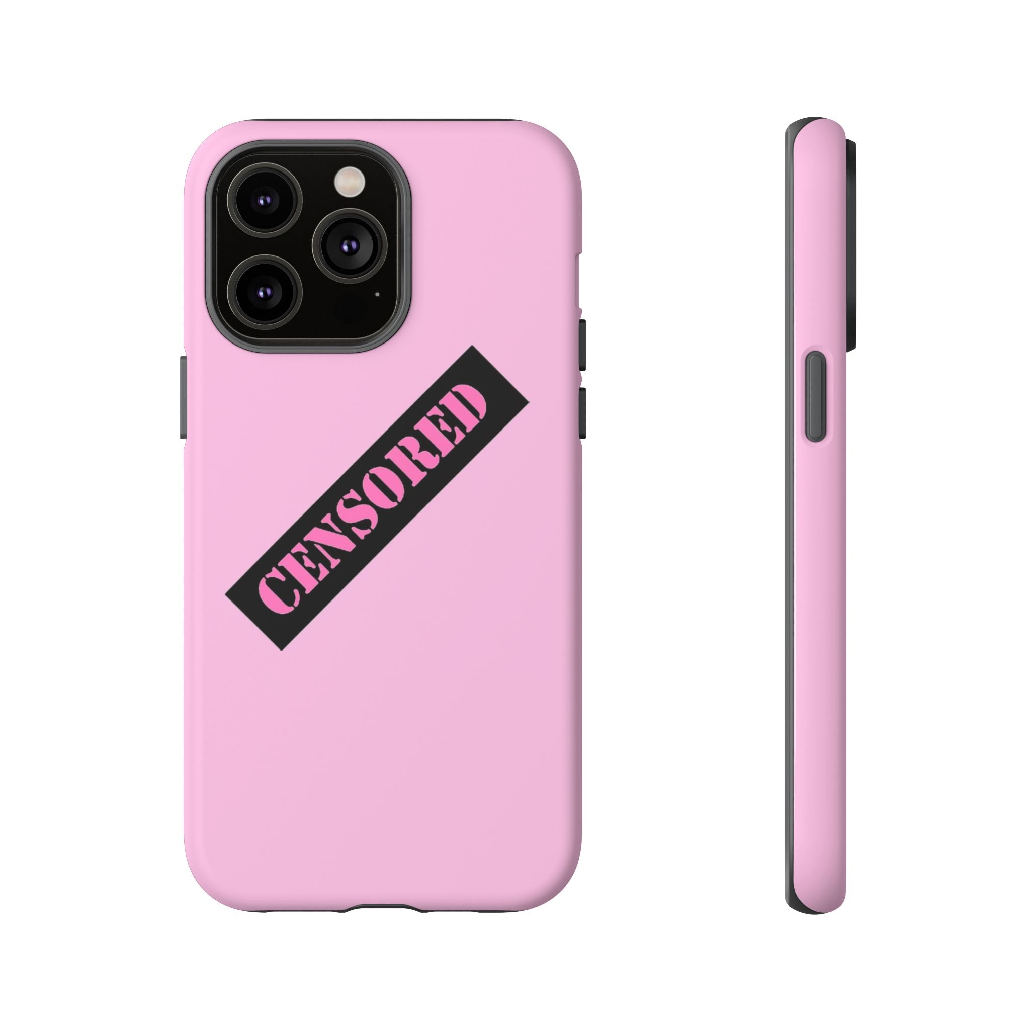Censored Phone Case - Tough Cases, Cute Phone Cover, Unique Gift, Funny Phone Accessories, Trendy Tech Gear