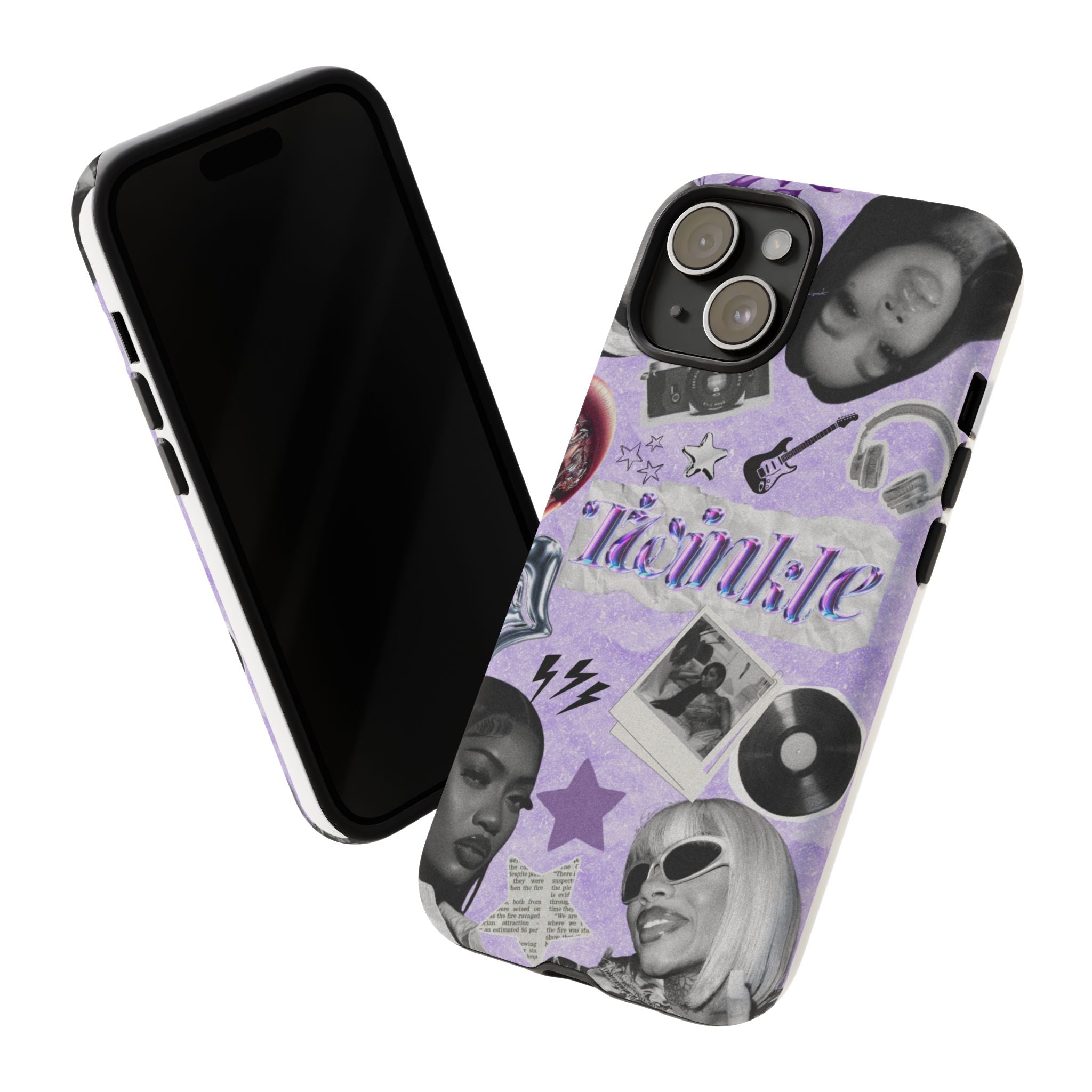 Trendy Phone Case with Retro Design, Cool Phone Cover for Music Lovers, Unique Gift for Teens, Birthday Gift, Stylish Accessories