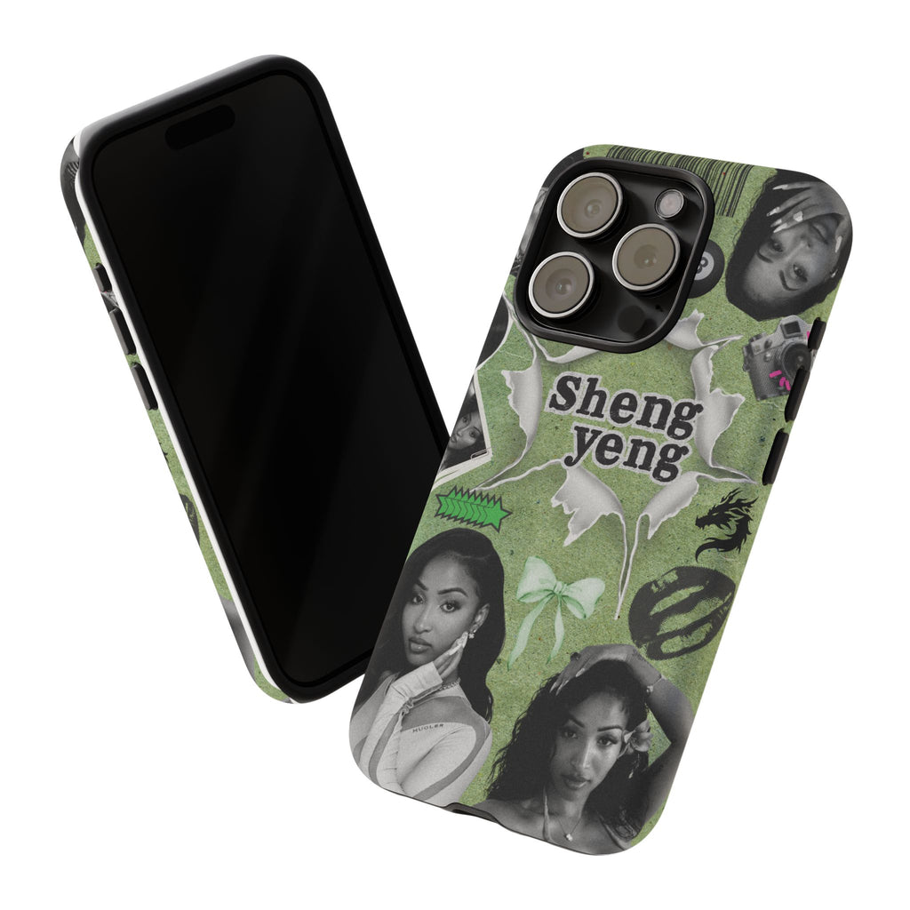 Trendy Phone Case with Unique Black and Green Design, Artistic Phone Cover, Customizable Phone Shell, Vintage Style Case, Gift for [...]