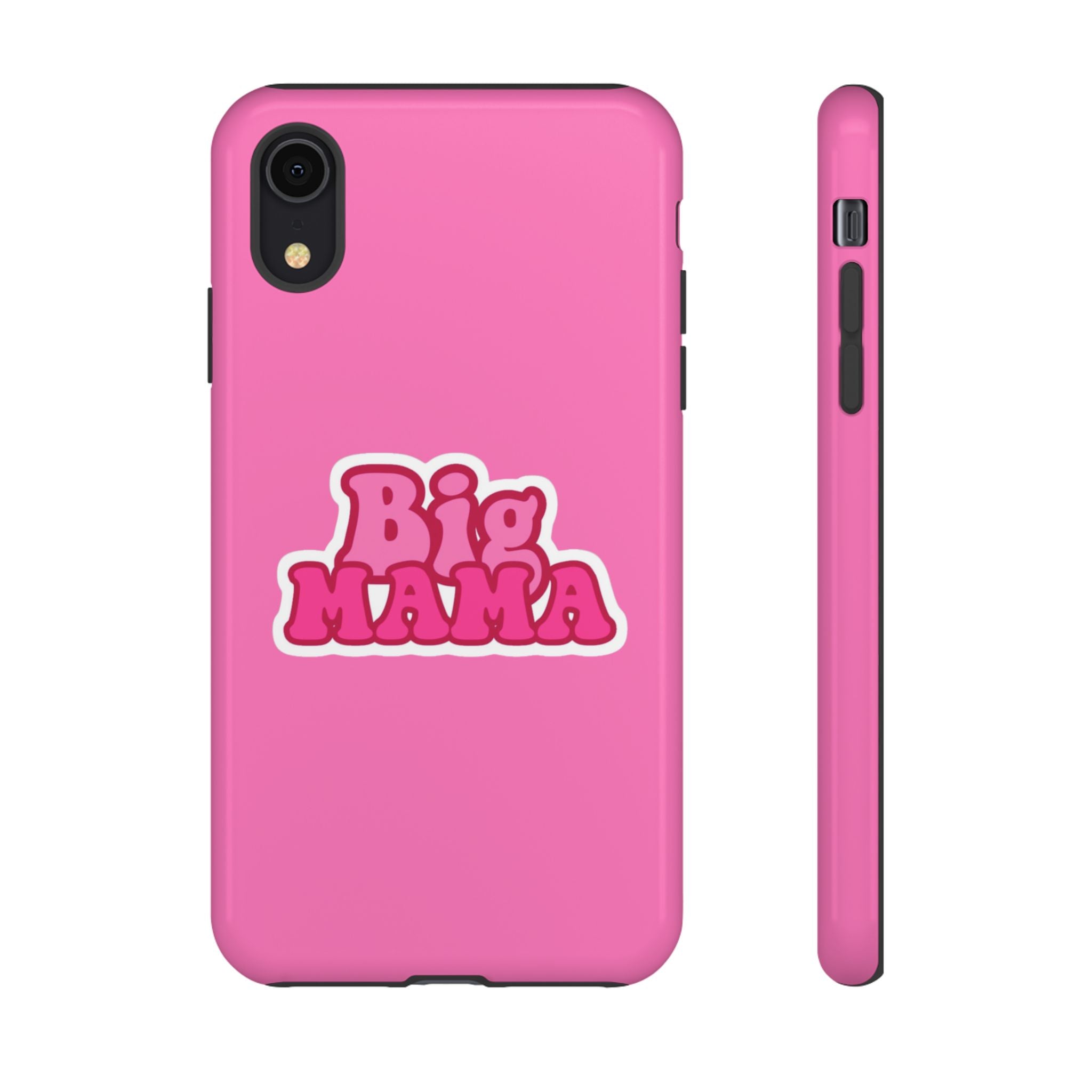 Big Mama Phone Case - Cute Pink Tough Case for Moms, Fun Gift for Mother's Day, Stylish Phone Cover, Unique Smartphone Accessory
