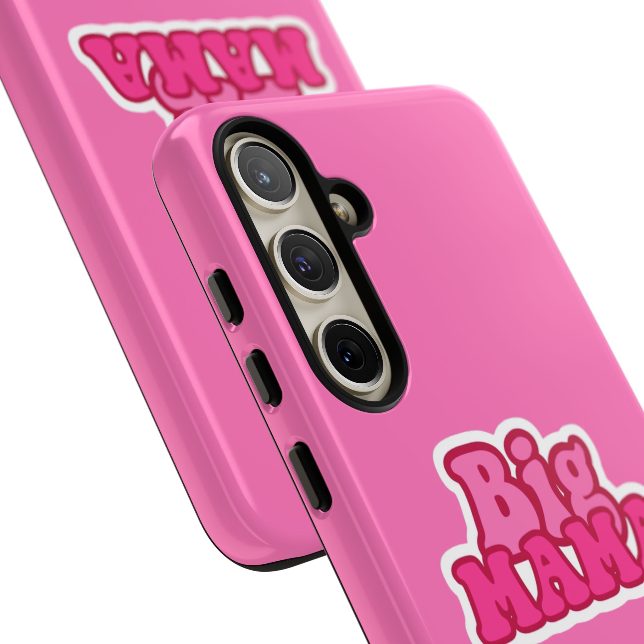 Big Mama Phone Case - Cute Pink Tough Case for Moms, Fun Gift for Mother's Day, Stylish Phone Cover, Unique Smartphone Accessory