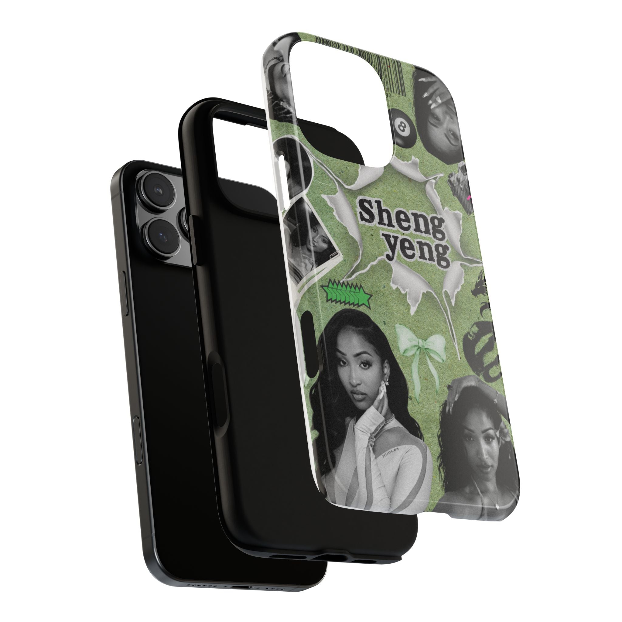 Trendy Phone Case with Unique Black and Green Design, Artistic Phone Cover, Customizable Phone Shell, Vintage Style Case, Gift for [...]