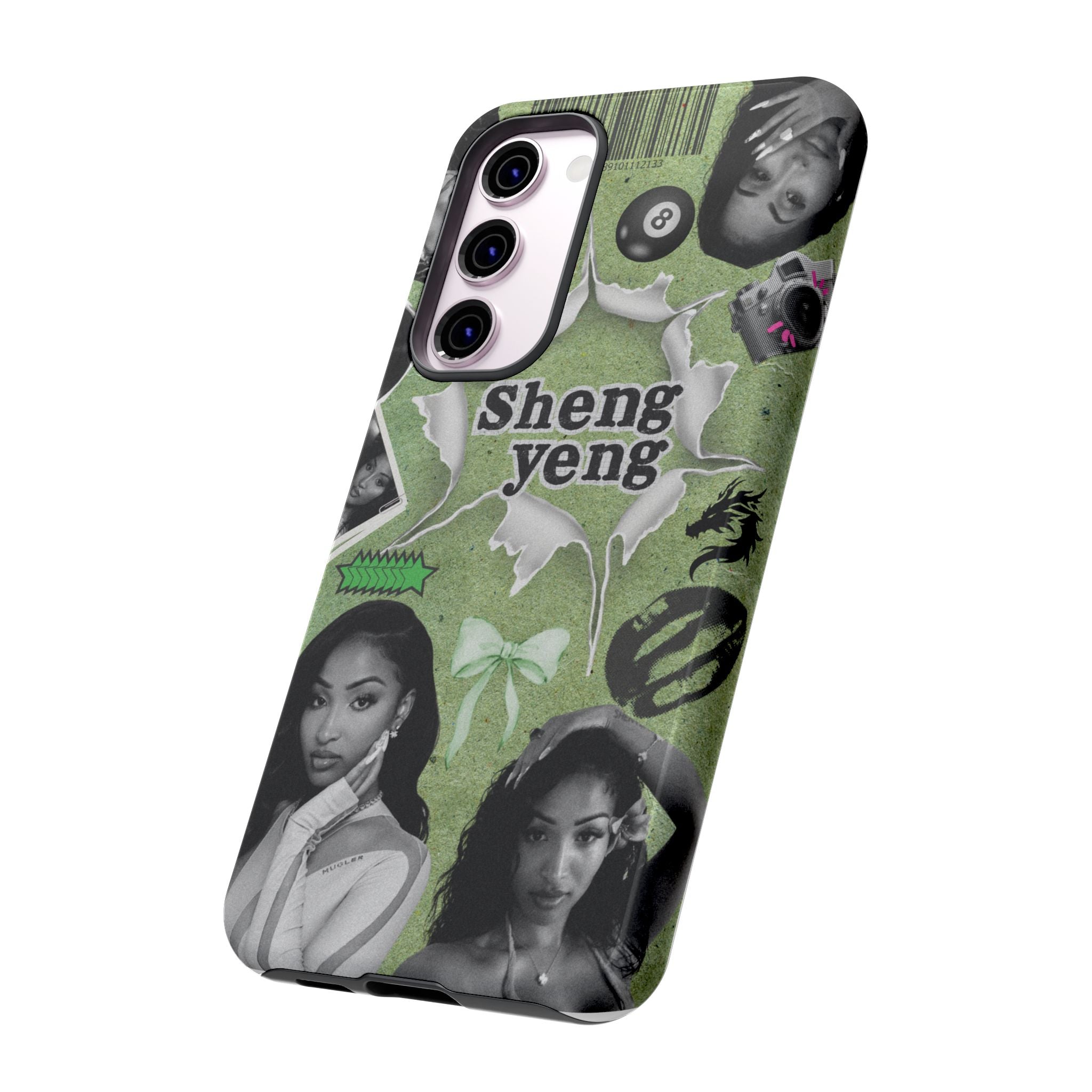 Trendy Phone Case with Unique Black and Green Design, Artistic Phone Cover, Customizable Phone Shell, Vintage Style Case, Gift for [...]