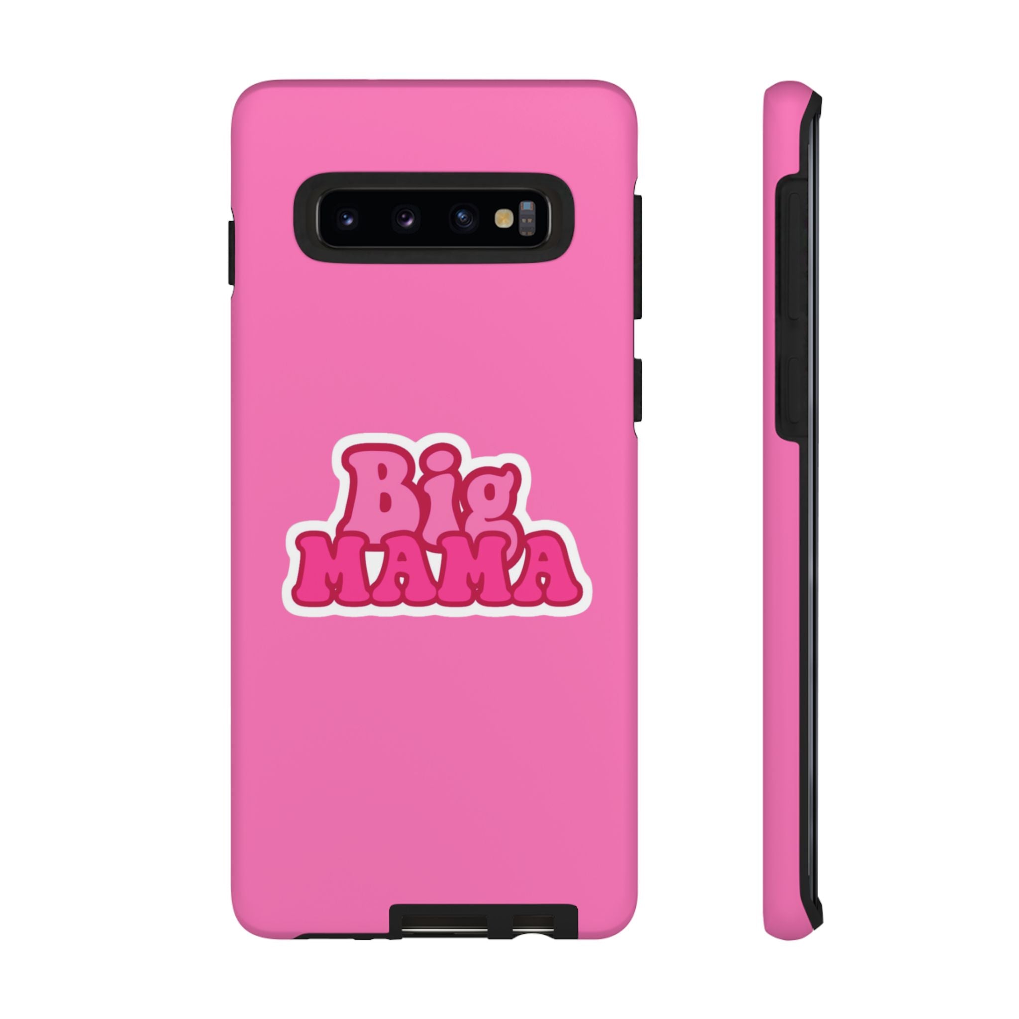 Big Mama Phone Case - Cute Pink Tough Case for Moms, Fun Gift for Mother's Day, Stylish Phone Cover, Unique Smartphone Accessory