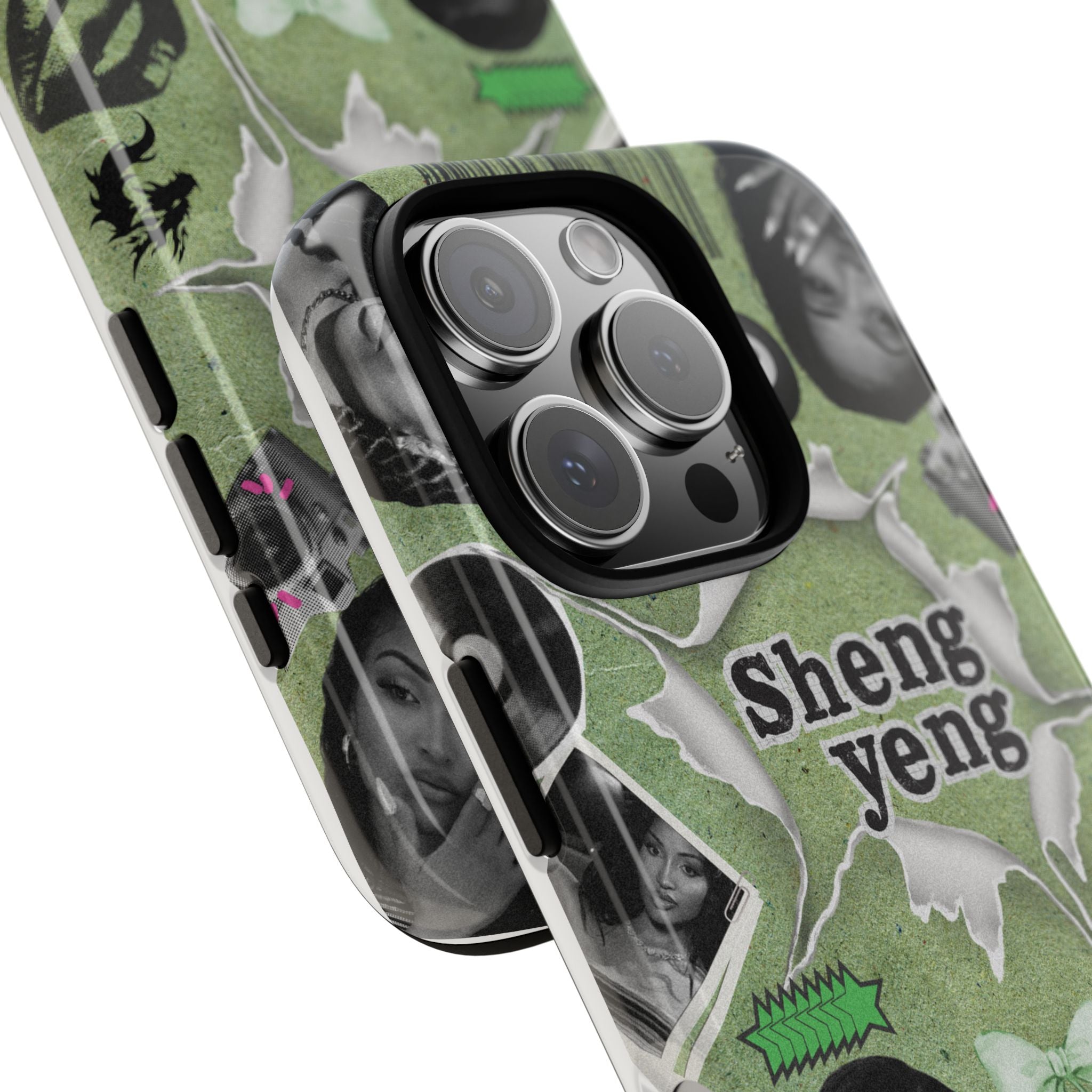 Trendy Phone Case with Unique Black and Green Design, Artistic Phone Cover, Customizable Phone Shell, Vintage Style Case, Gift for [...]