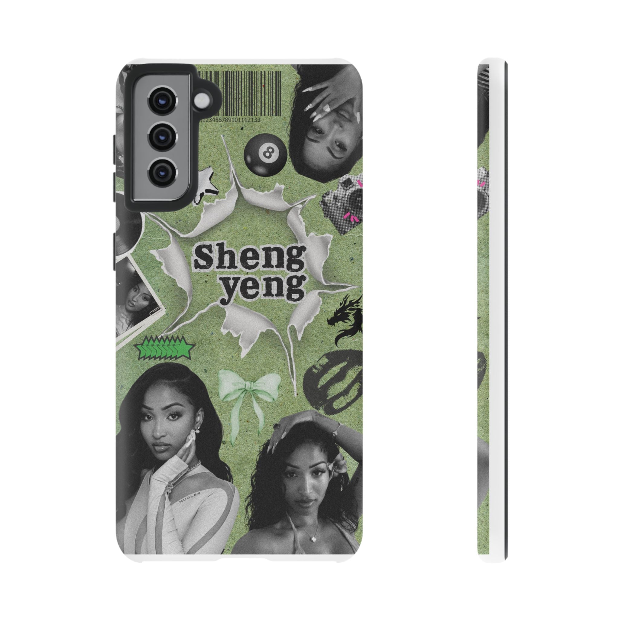 Trendy Phone Case with Unique Black and Green Design, Artistic Phone Cover, Customizable Phone Shell, Vintage Style Case, Gift for [...]