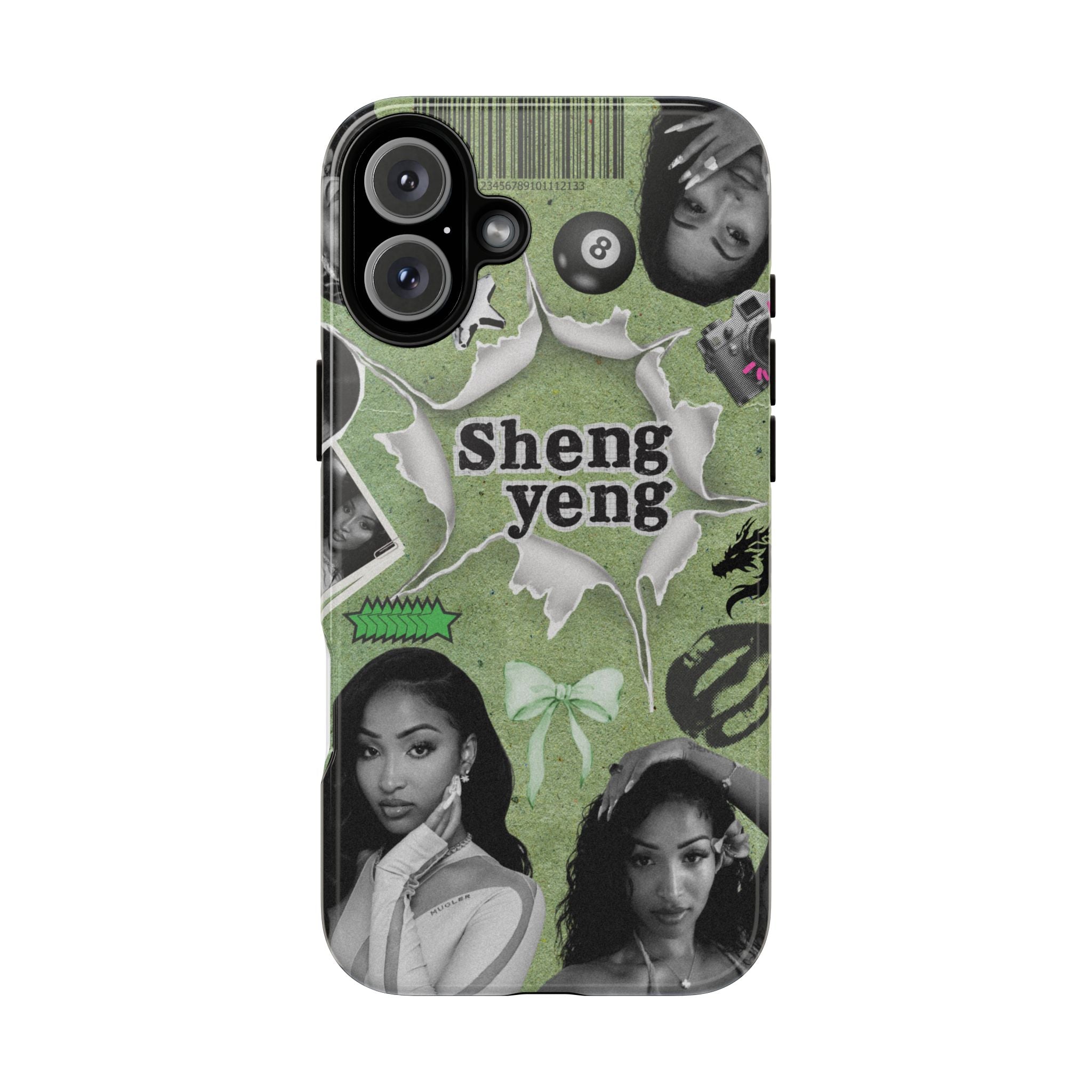 Trendy Phone Case with Unique Black and Green Design, Artistic Phone Cover, Customizable Phone Shell, Vintage Style Case, Gift for [...]