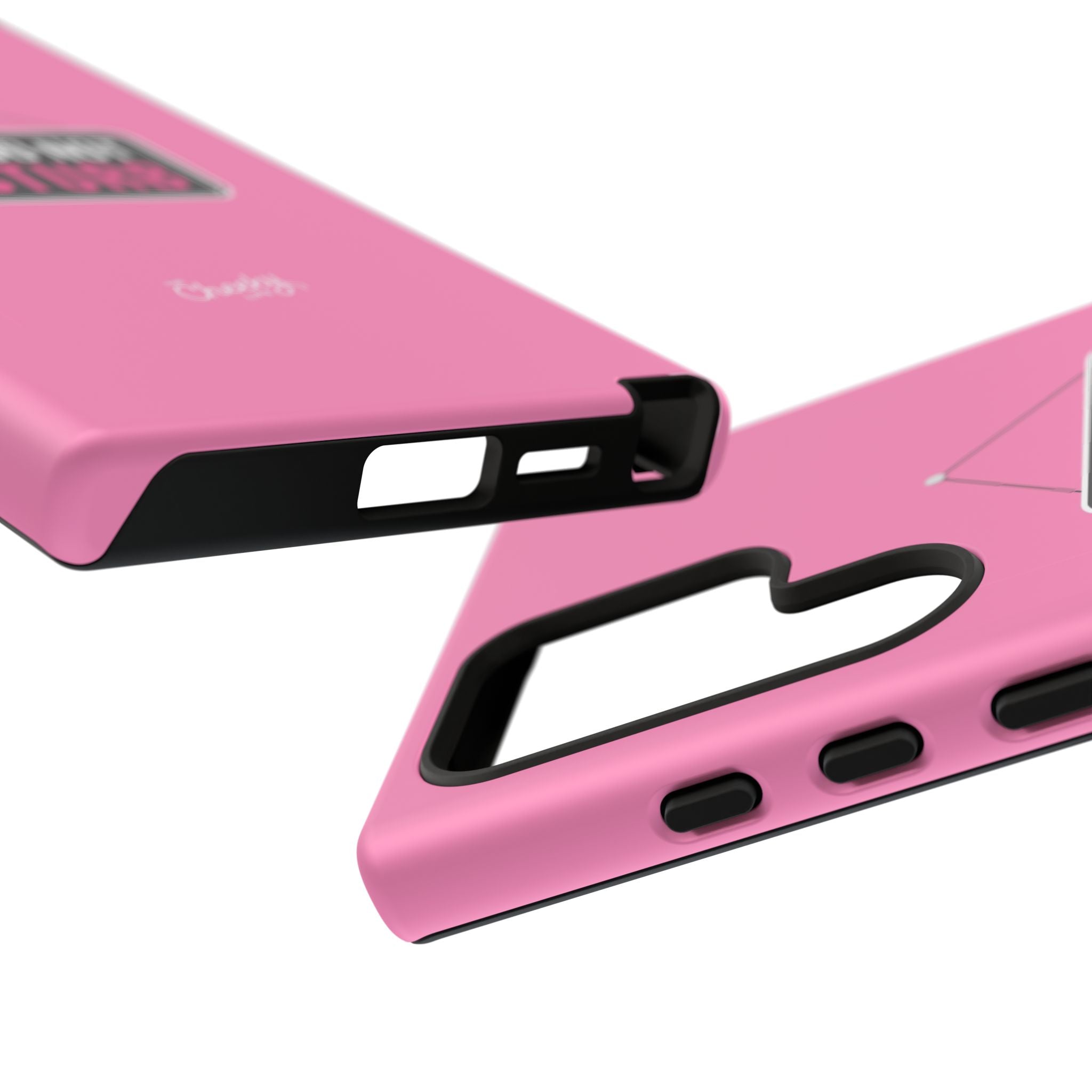 Do Not Disturb Phone Case, Cute Tough Case, Gift for Her, Motivational Tech Accessory, Pink Phone Cover with Attitude