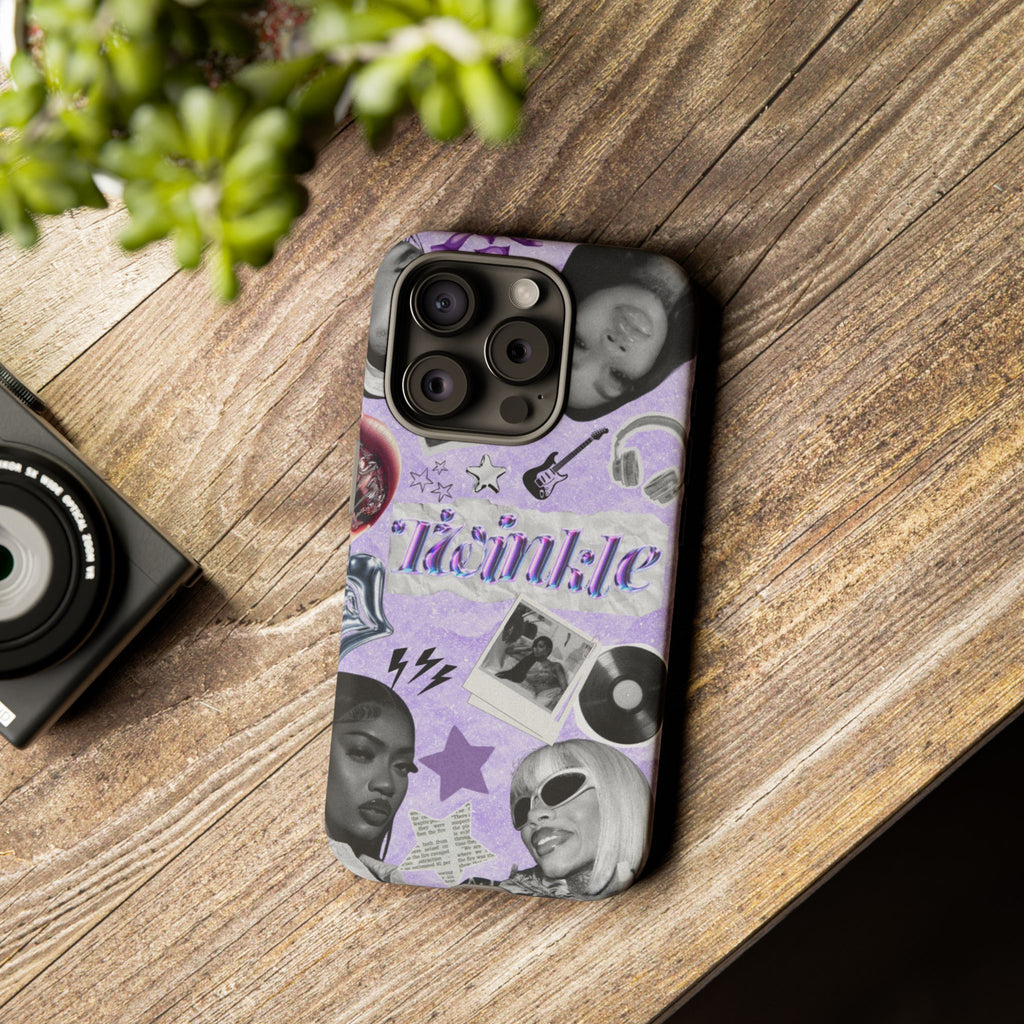 Trendy Phone Case with Retro Design, Cool Phone Cover for Music Lovers, Unique Gift for Teens, Birthday Gift, Stylish Accessories