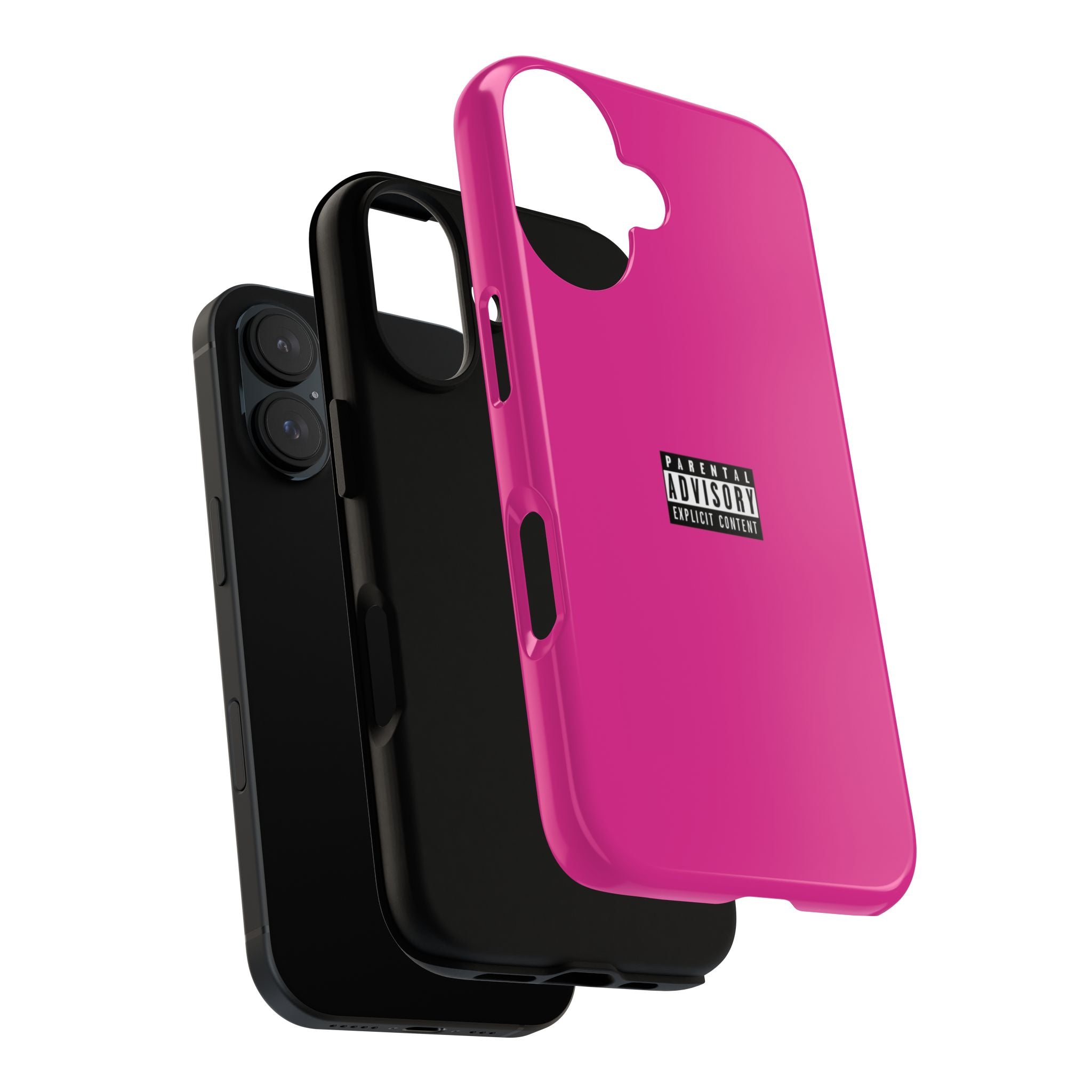 Bold Phone Case, Parental Advisory Phone C'over, Trendy Tech Accessory, Unique Gift for Teens, Vibrant Phone Protection