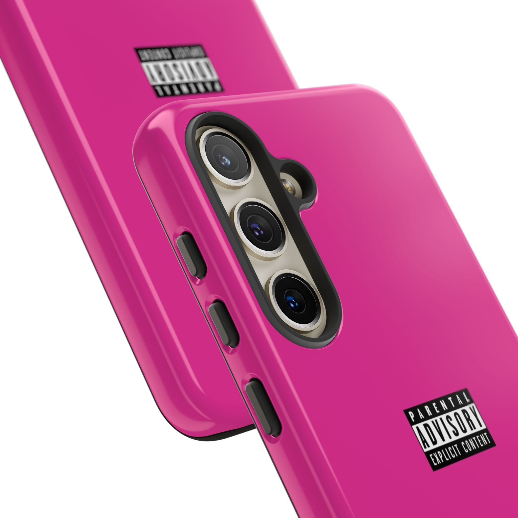 Bold Phone Case, Parental Advisory Phone C'over, Trendy Tech Accessory, Unique Gift for Teens, Vibrant Phone Protection