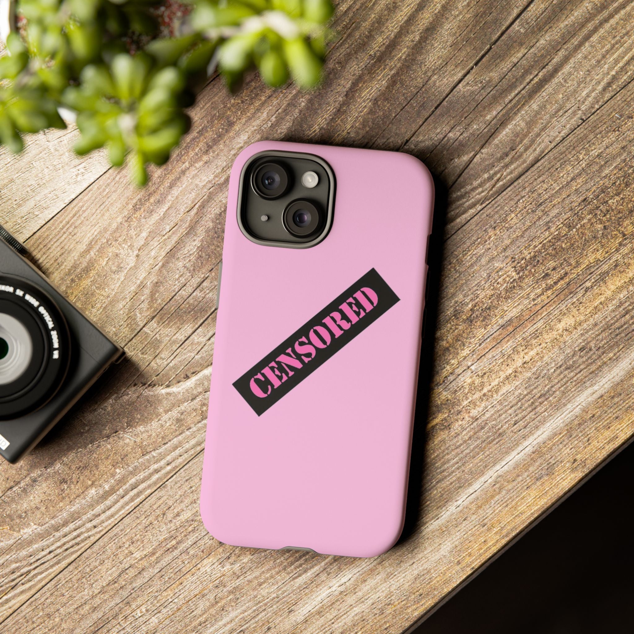 Censored Phone Case - Tough Cases, Cute Phone Cover, Unique Gift, Funny Phone Accessories, Trendy Tech Gear