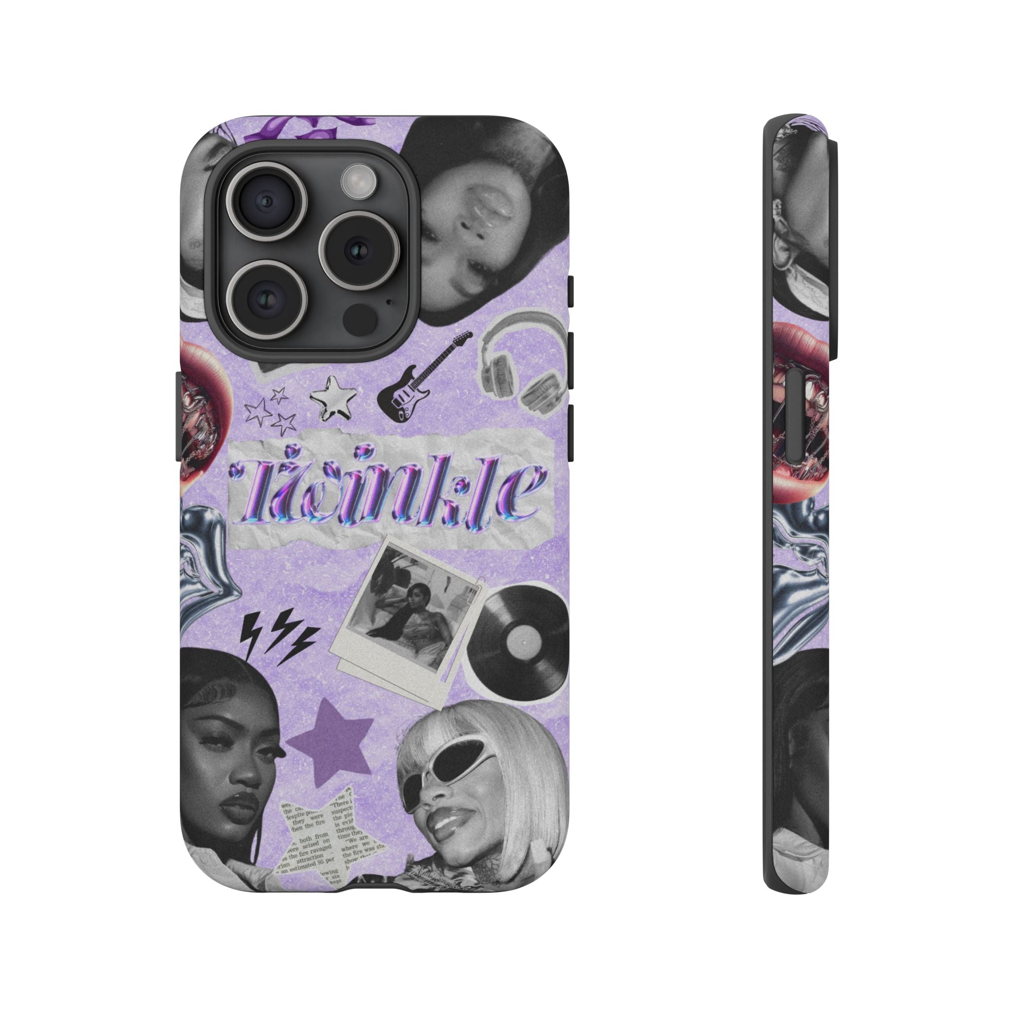 Trendy Phone Case with Retro Design, Cool Phone Cover for Music Lovers, Unique Gift for Teens, Birthday Gift, Stylish Accessories