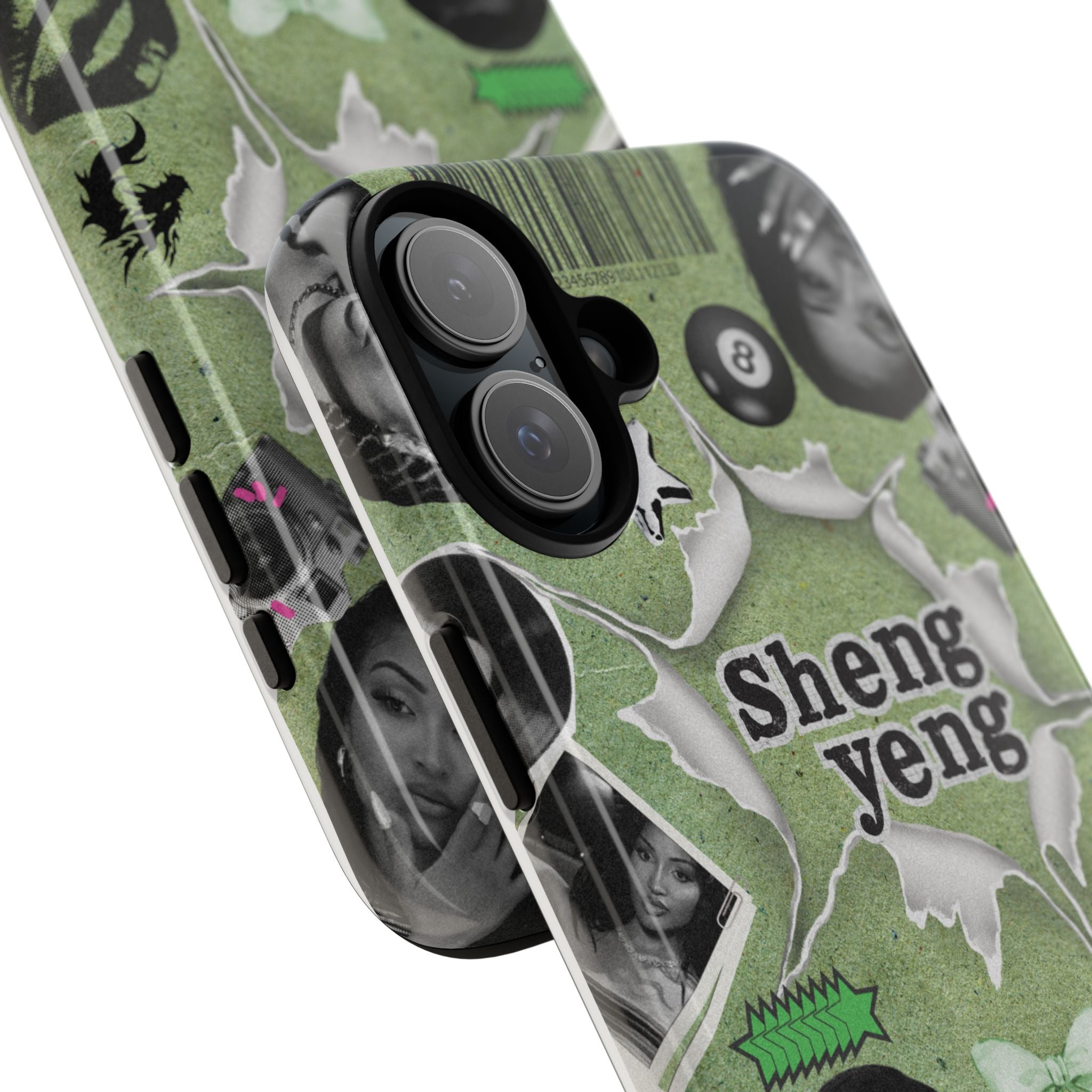 Trendy Phone Case with Unique Black and Green Design, Artistic Phone Cover, Customizable Phone Shell, Vintage Style Case, Gift for [...]