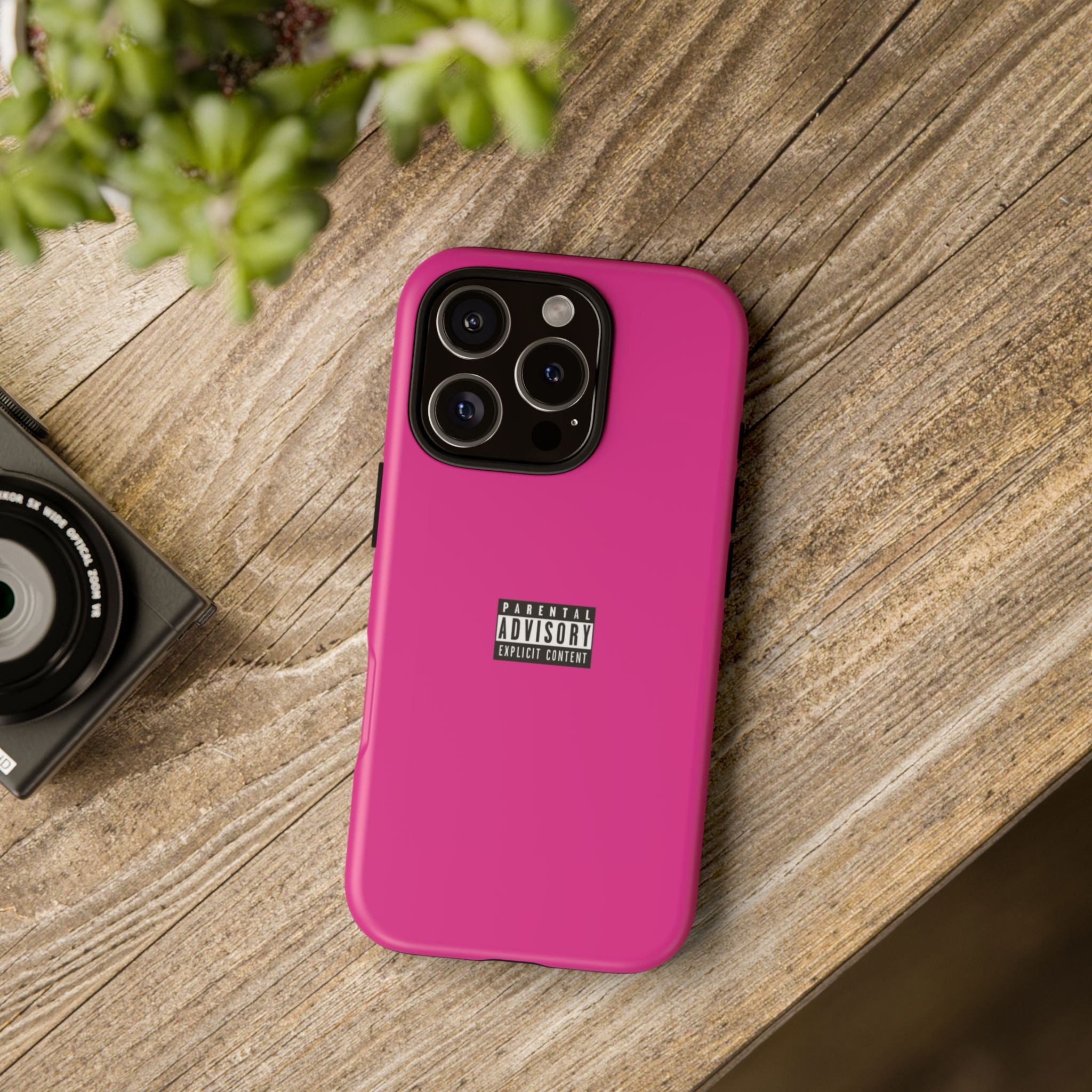 Bold Phone Case, Parental Advisory Phone C'over, Trendy Tech Accessory, Unique Gift for Teens, Vibrant Phone Protection