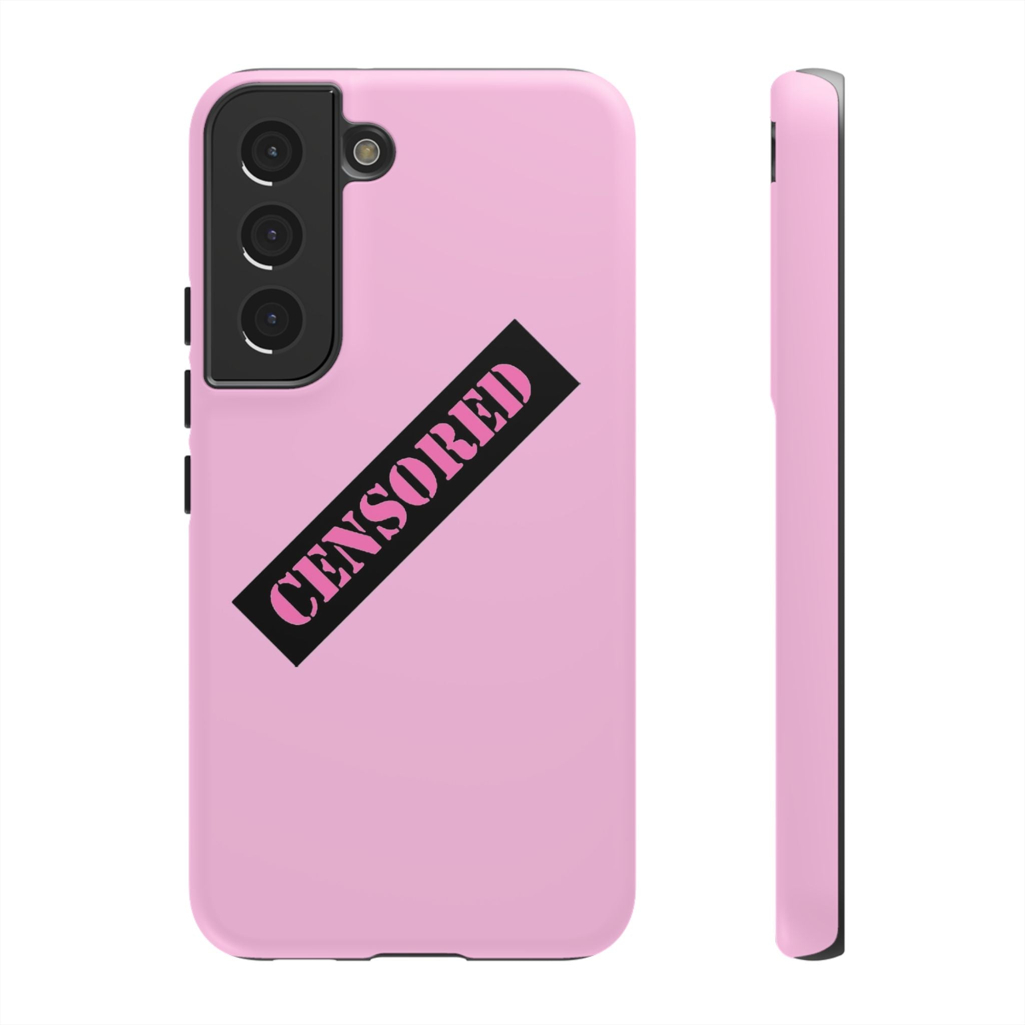 Censored Phone Case - Tough Cases, Cute Phone Cover, Unique Gift, Funny Phone Accessories, Trendy Tech Gear